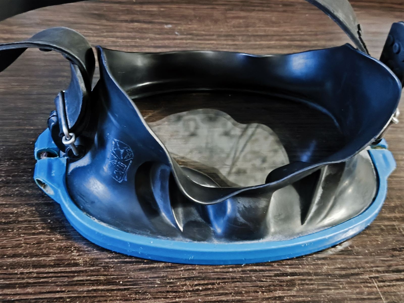 Soviet vintage diving mask 1980 Underwater equipment USSR restoration is needed