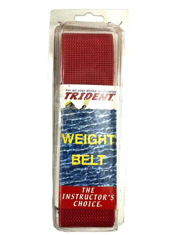 WEIGHT BELT scuba diving Red 58in dredging equipment dive gear TRIDENT diver