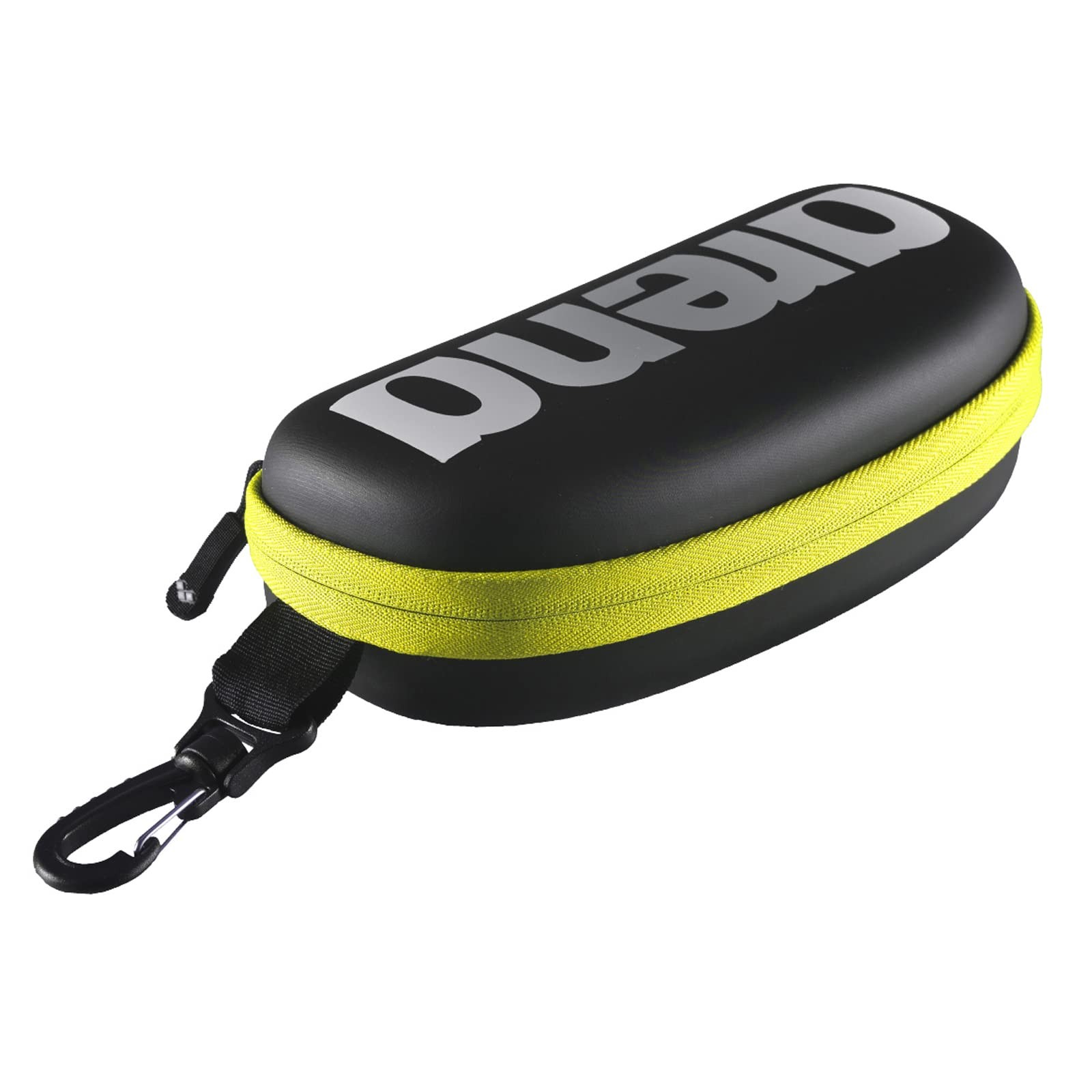ARENA Swim Goggle Case for Swimmers One Size, Black/Silver/Fluorescent Yellow