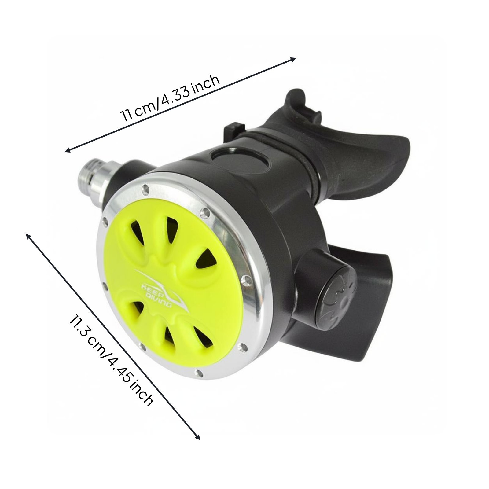 Non-Adjustable Breathing Stage Comfortable Fit Dive Gear High Visibility