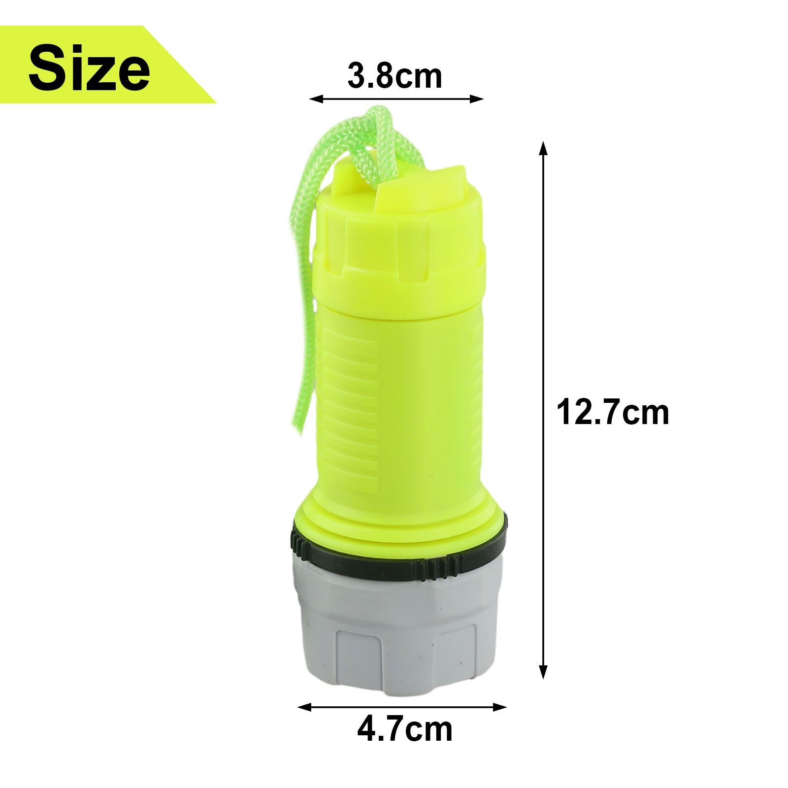 Strong Light Flashlight Hiking Travel Lamp Led Lighting Portable 3 Modes
