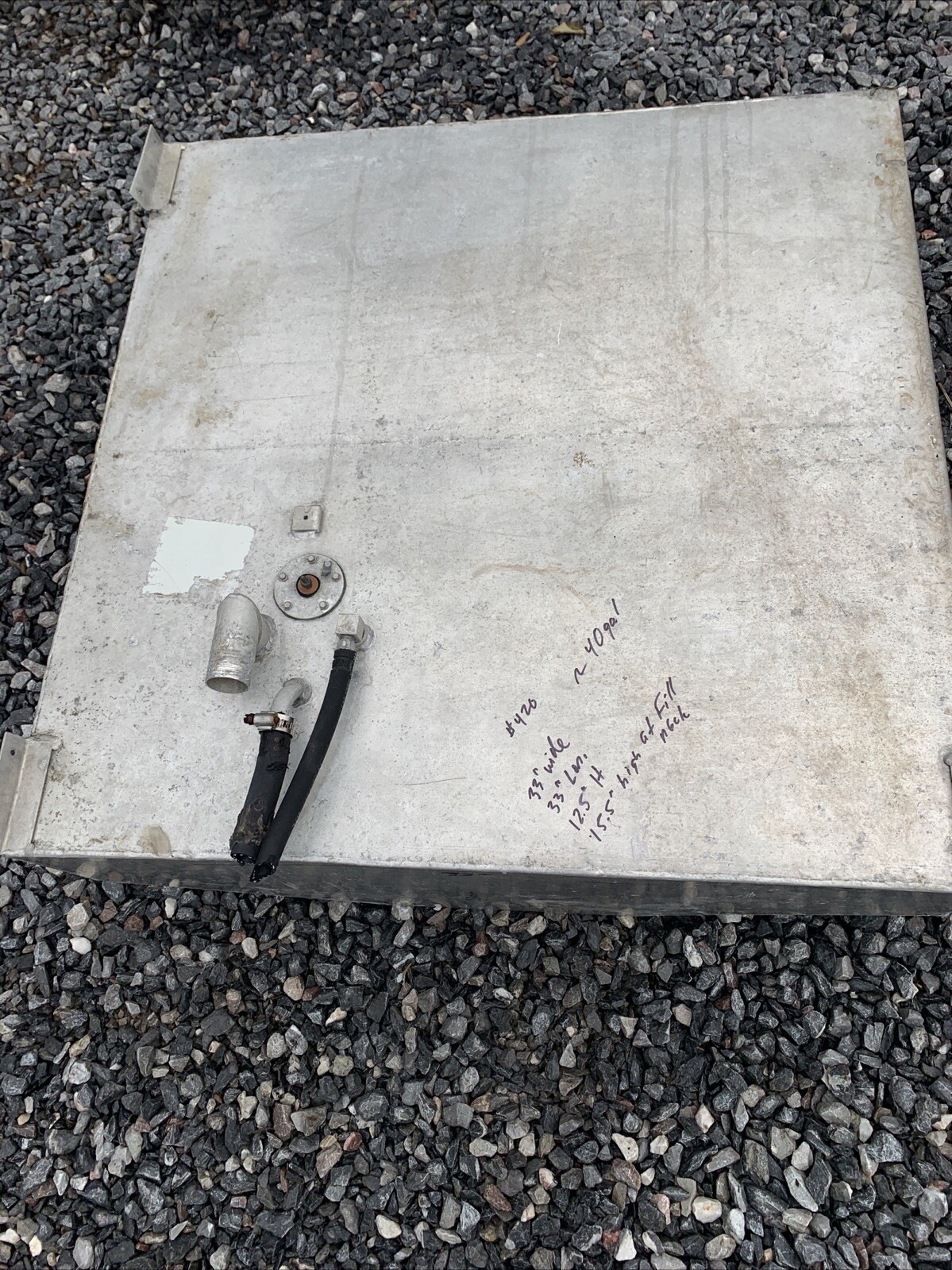 Marine Fuel Tanks Aluminum Gas Tank Fuel Cell 40 Gallons 420