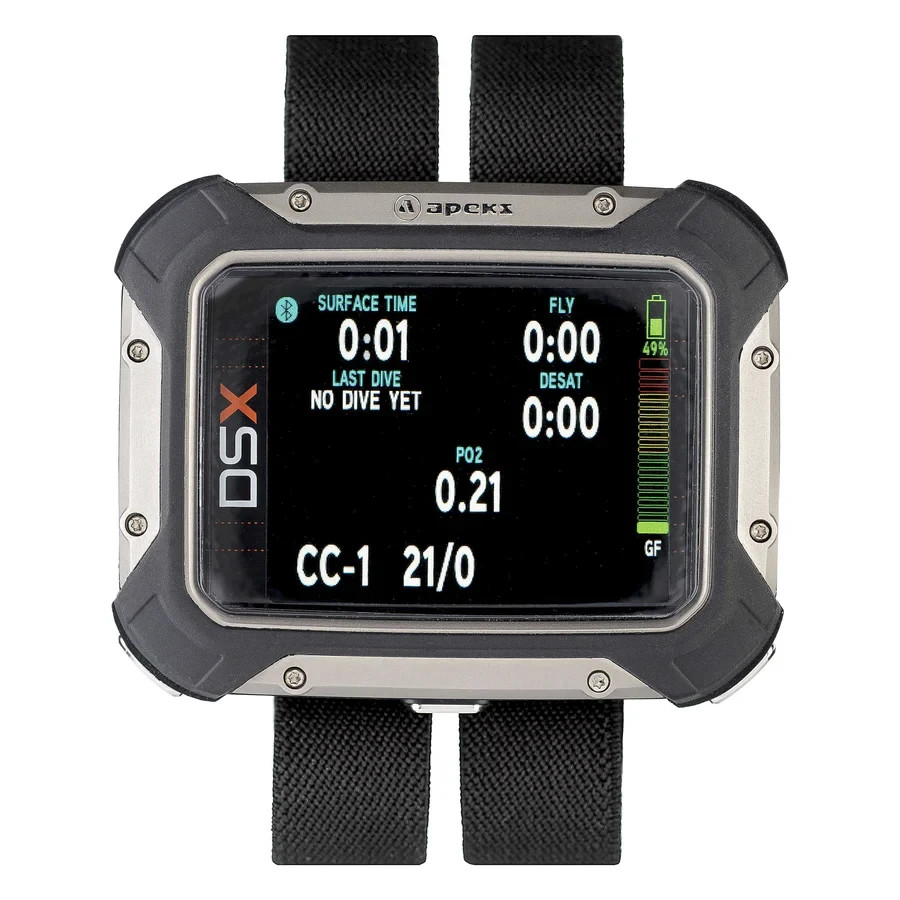 Apeks DSX Dive Computer w/ O2 Analyzer Black – New Unused in Original Box