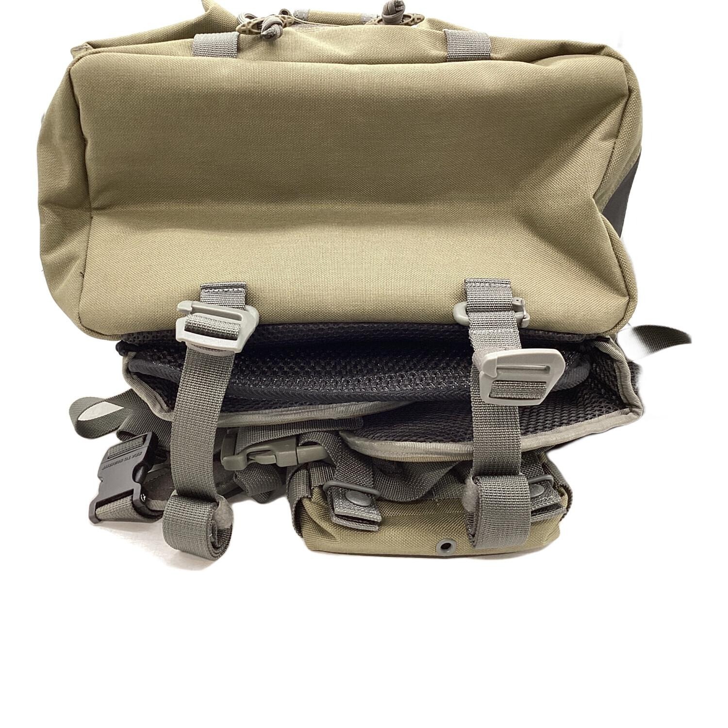 Bush Craft Inc MAGFORCE Backpack Khaki 41-50L Military Camping Tactical Bag Used