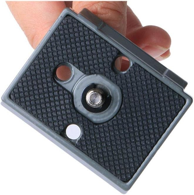 Quick Release Plate 1/4″ Screw Compatible with Manfrotto 200PL-14 322RC2 Grey