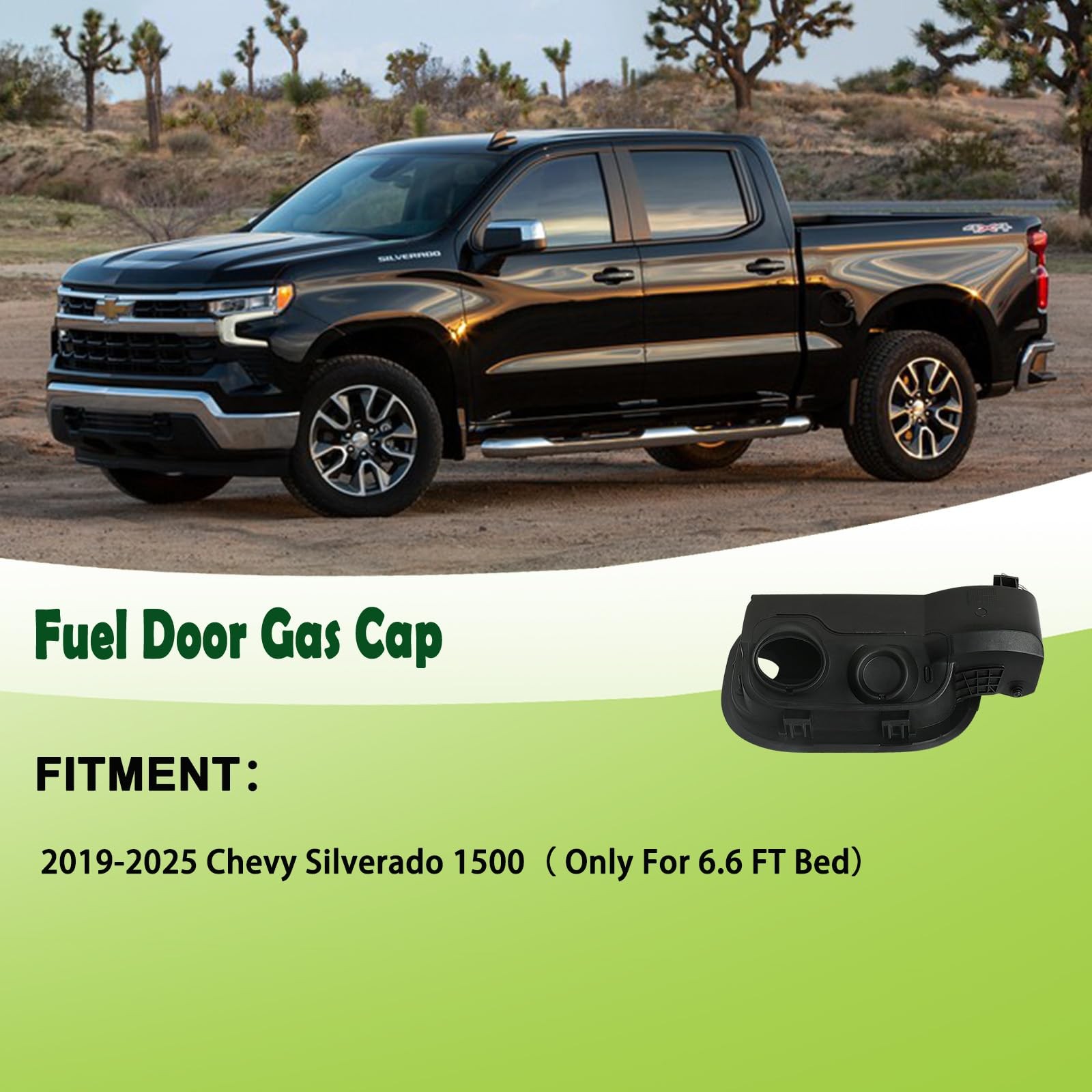 Fuel Tank Filler Pipe Housing Cap Gas Fuel Door Pocket w/Fuel Door Spring Hin…