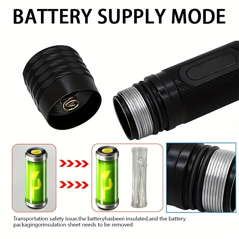 Diving LED Flashlight Bright Professional Handheld Light Underwater Lighting