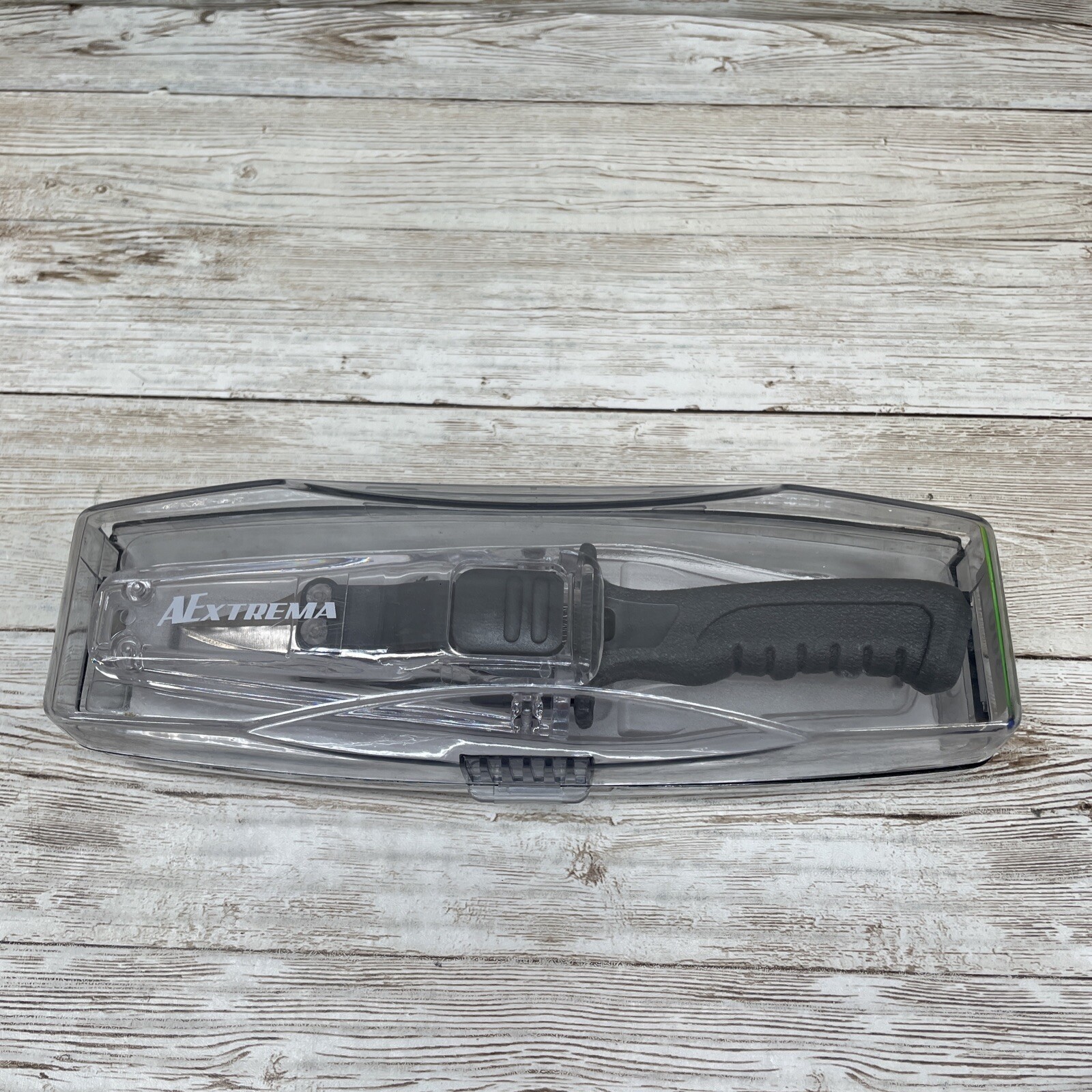 AExtrema Serrated Scuba Dive Snorkeling Mini BC BCD Backup Knife 6in 3 1/8 Blade