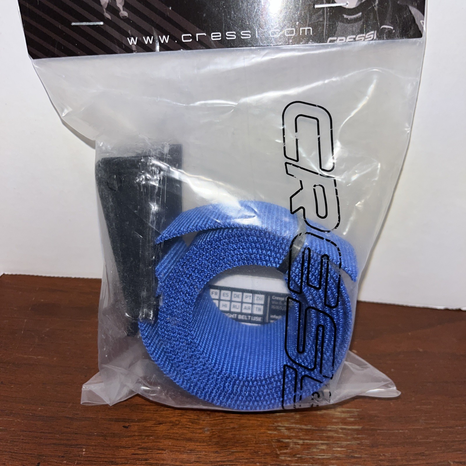 Cressi Customizable Nylon Weight Belt for Freediving and Scuba Diving – New Pkg