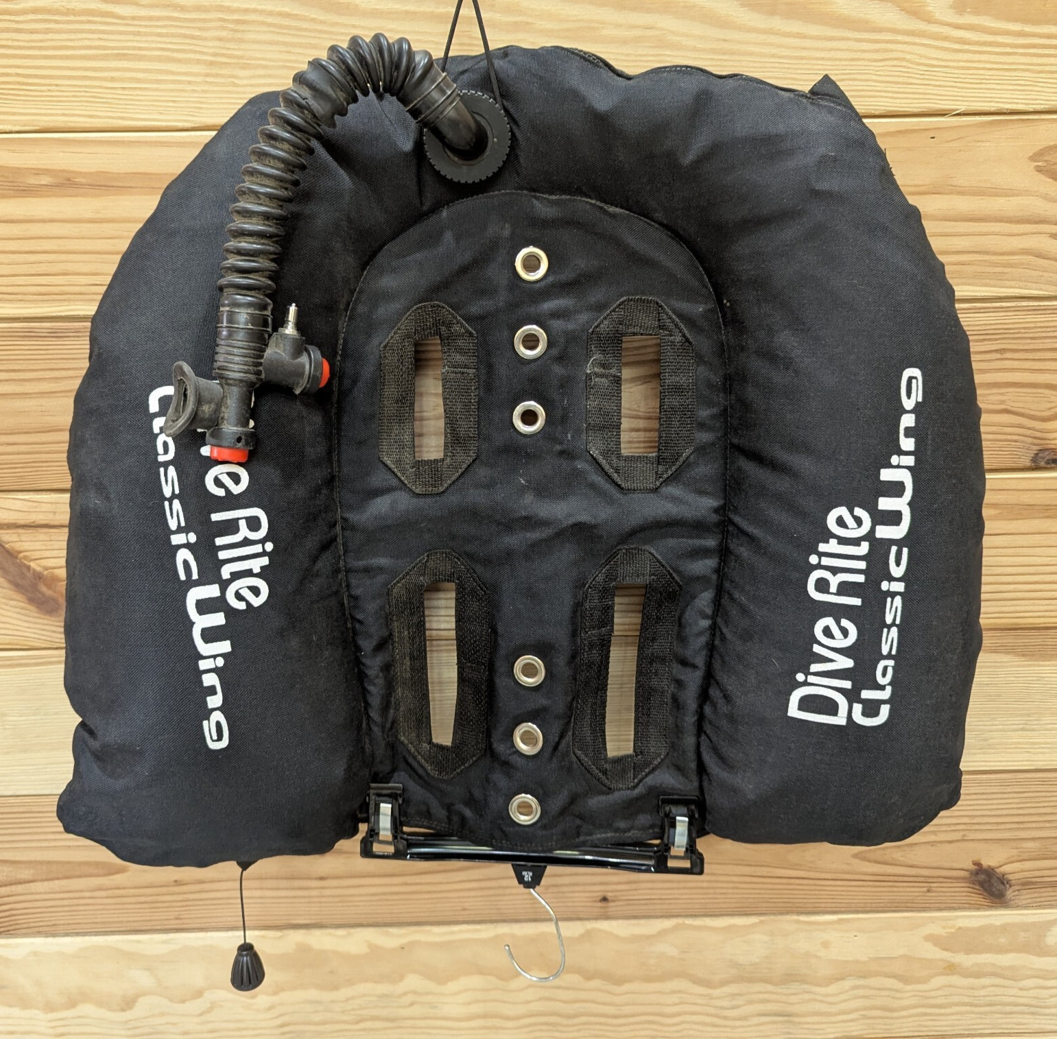 Dive Rite Classic Doubles Tank Wing Scuba BC BCD 60 pound Lift Capacity Black