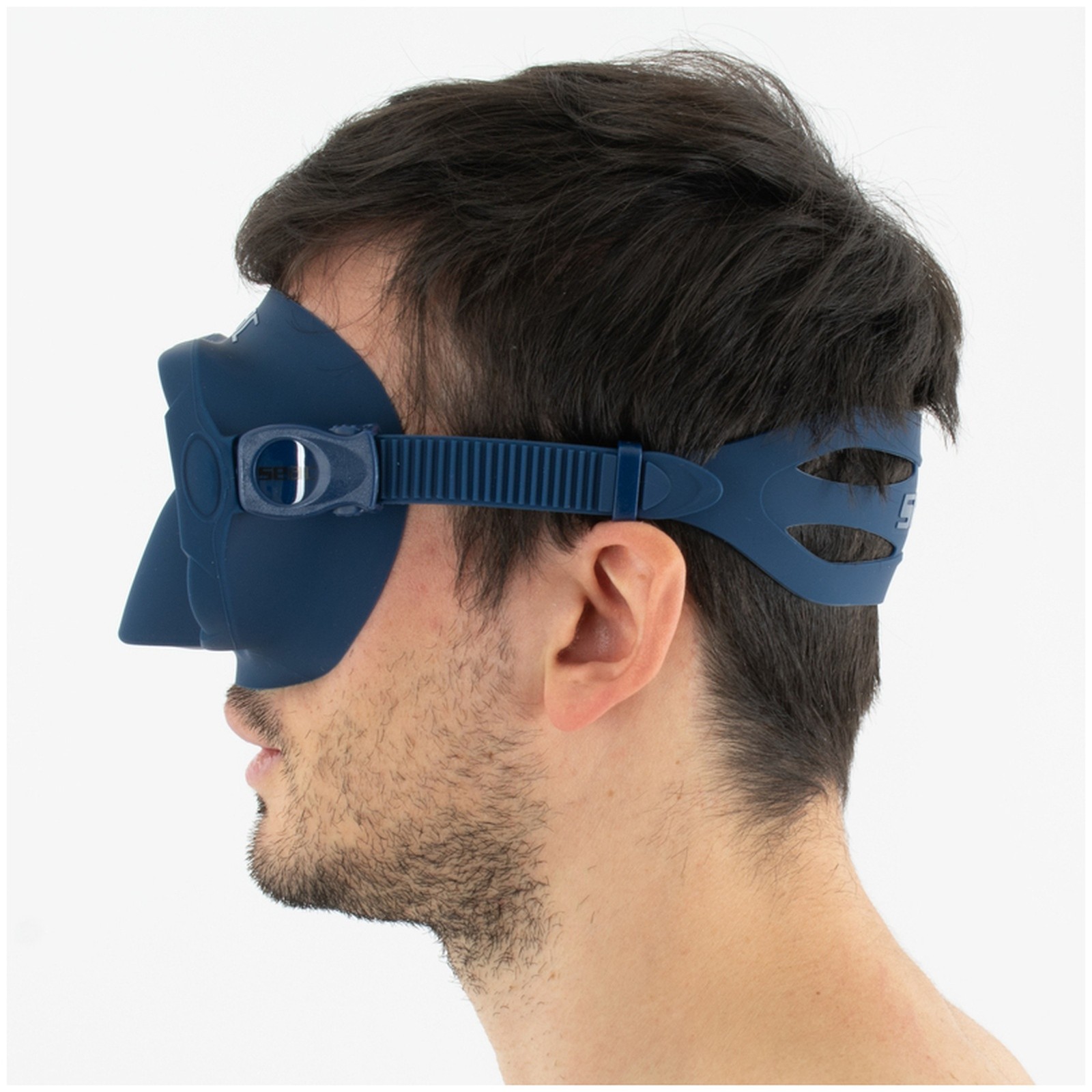 SEAC X-Frame Frameless Blue Dive Mask (0750088015160A)