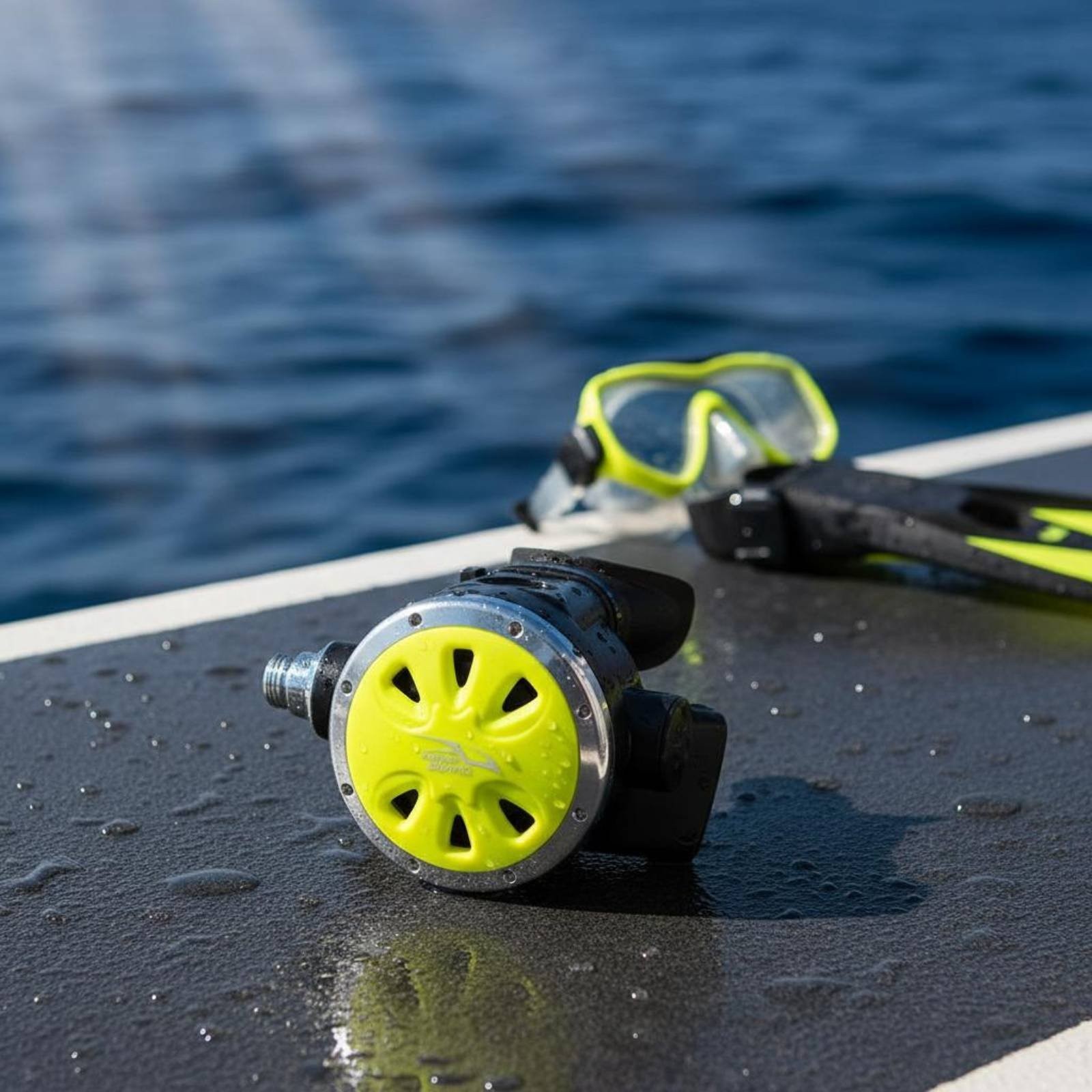 Non-Adjustable Breathing Stage Comfortable Fit Dive Gear High Visibility