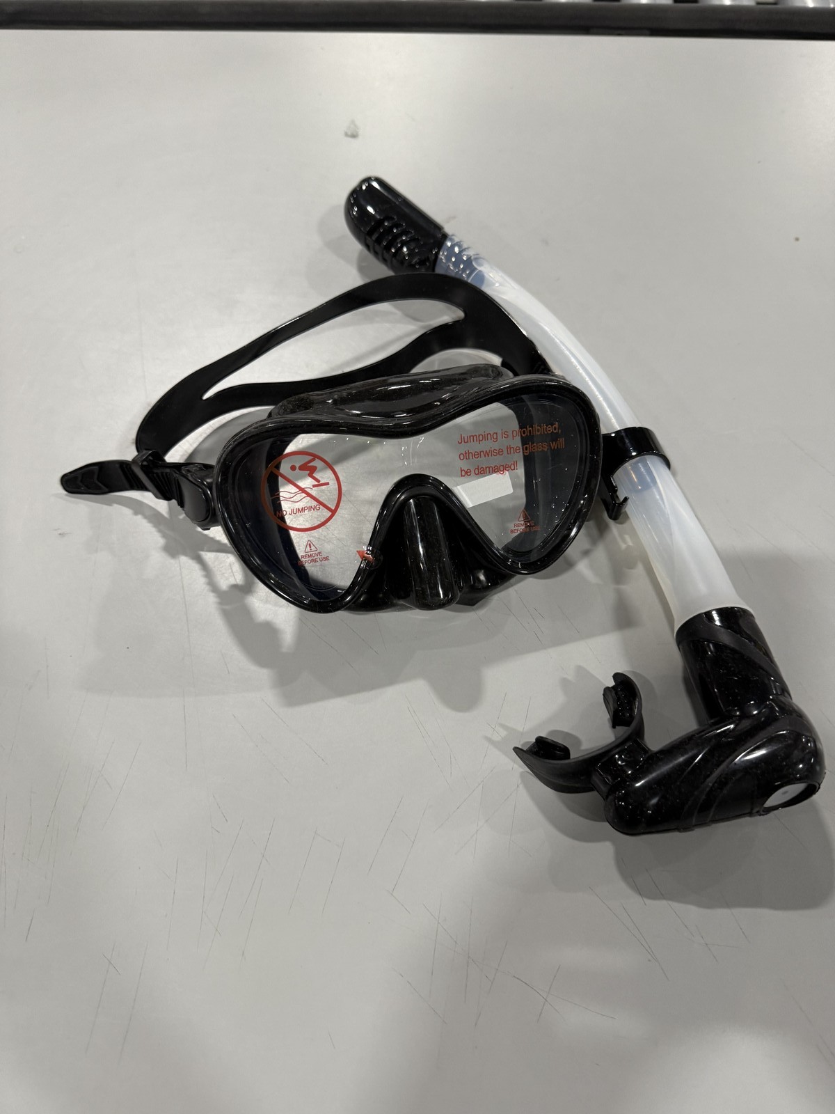 ZIONOR DIVING GOGGLES FULL FACE SNORKEL MASK WATERPROOF HIGH DIVING GOGGLES