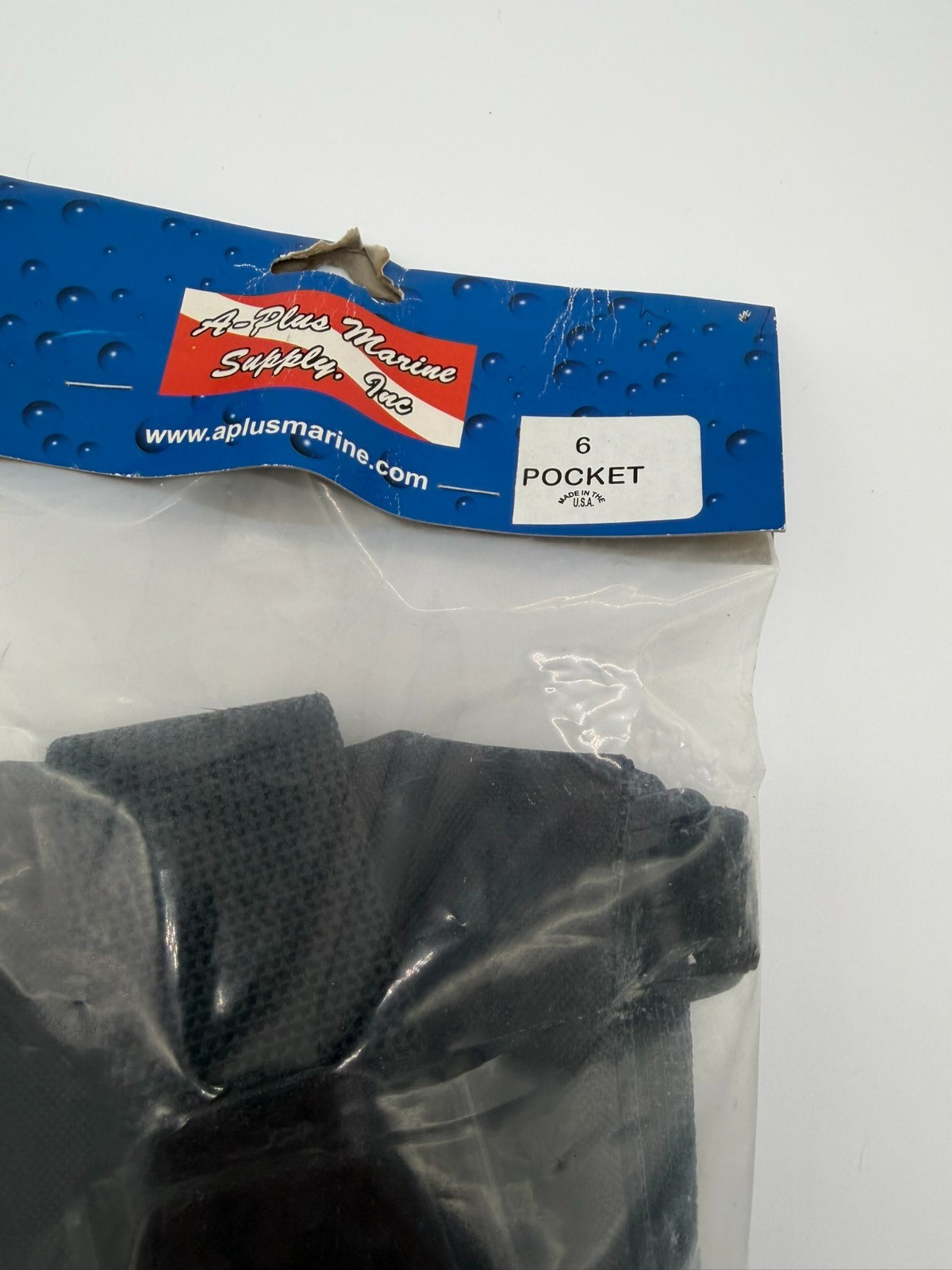 A-Plus Marine Supply Scuba Weight Belt 6-Pocket Weight Belt – Black Cordura New