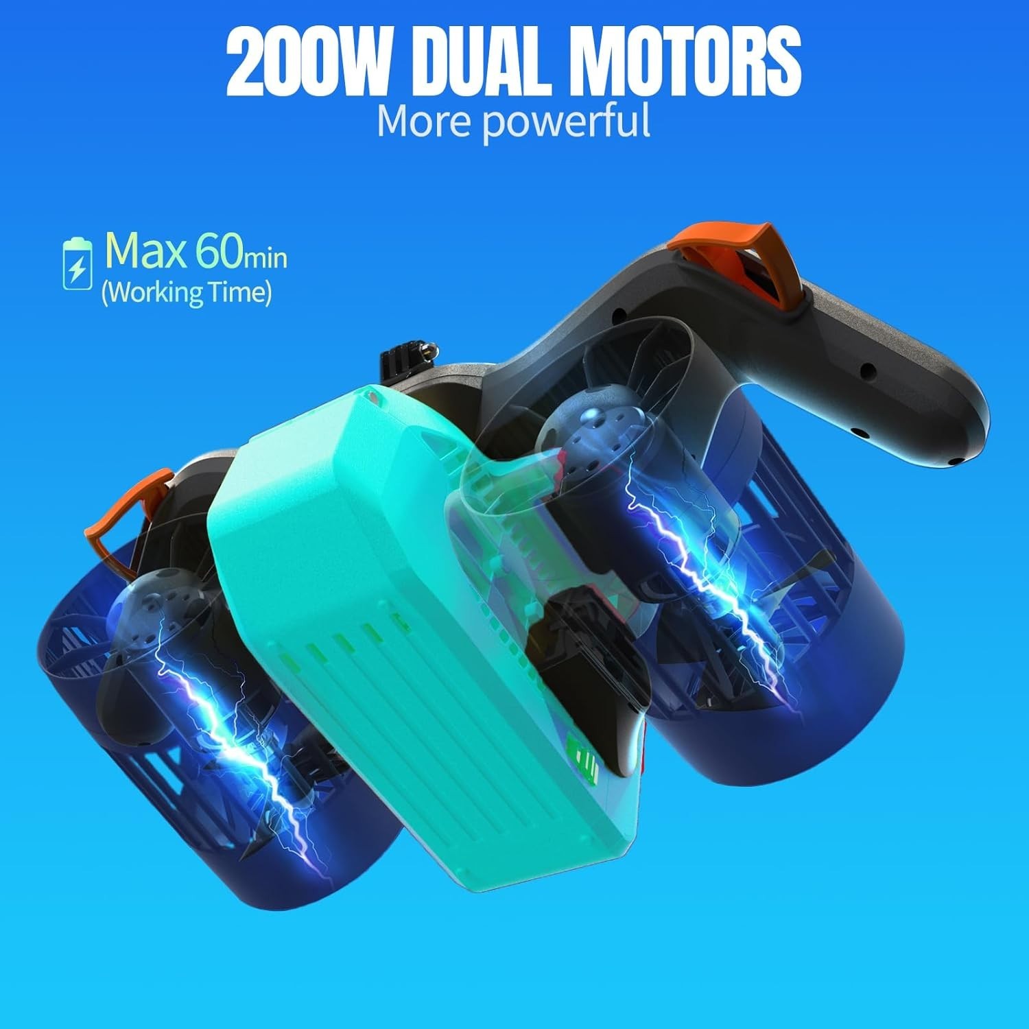 LEFEET C1 Water Scooter dual Motors Max 60min Battery Life Camera Mount IPX8