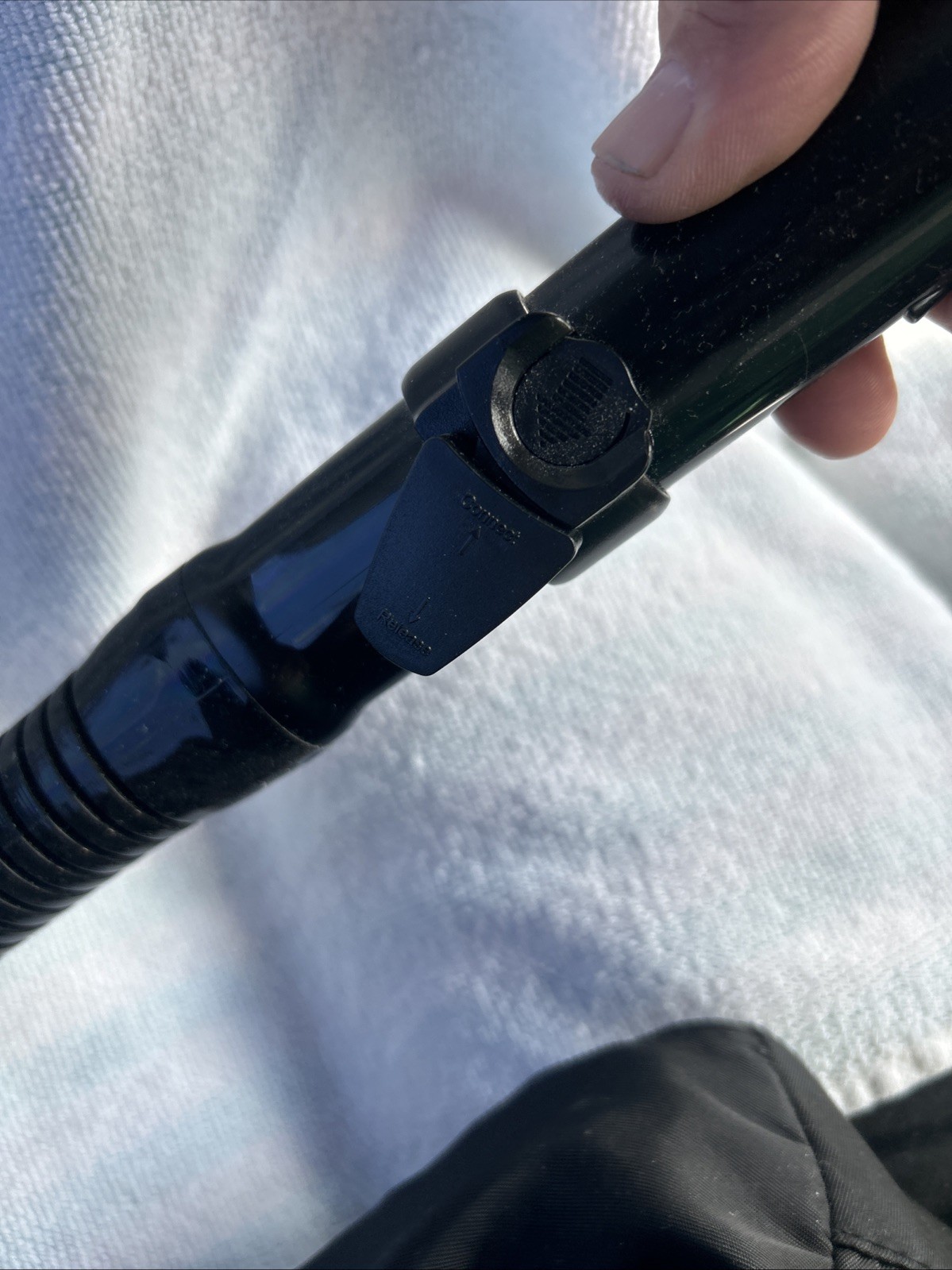 Cressi Supernova Dry Snorkel Black On Black Never Used