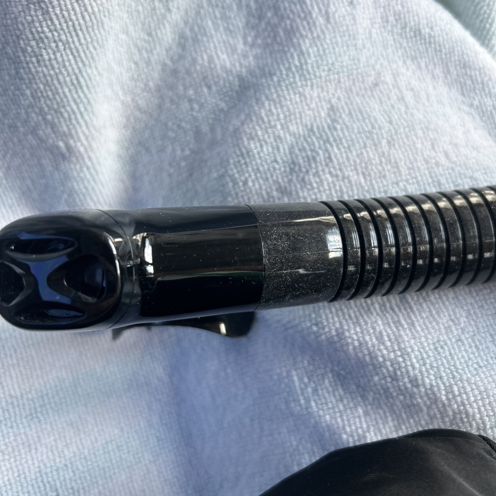 Cressi Supernova Dry Snorkel Black On Black Never Used