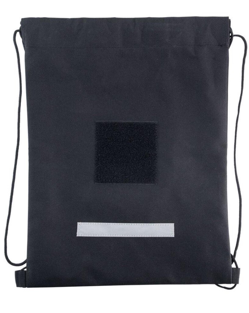 Set of 3 Tactical Nylon Drawstring Backpacks Black Tan Camo 16.5″x13″
