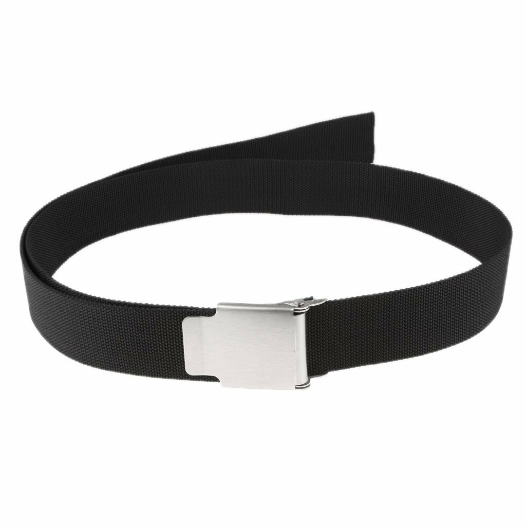 67″ Long 2″ Webbing Belt Durable Strong Nylon Scuba Diving Weight Belt Black