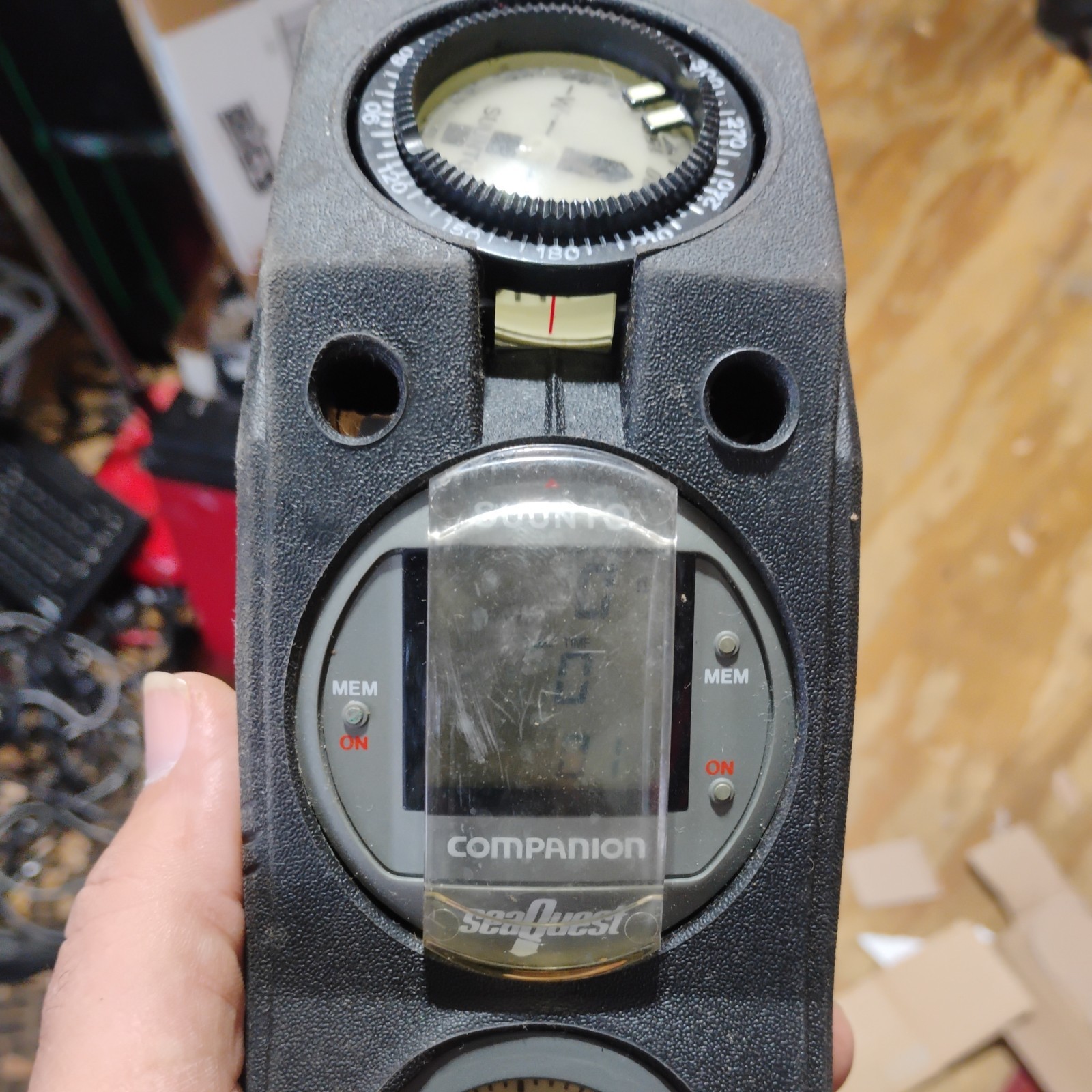 Suunto/Seaquest Dive Console SM26 press, compass, Solutions computer hard case