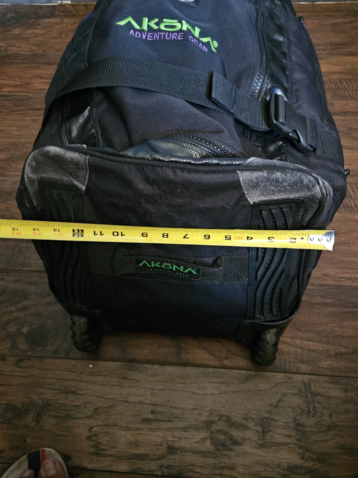 💥AKONA Adventure Gear Travel Scuba Dive Roller Bag BLACK 36″ x 15″ x 16″ #3