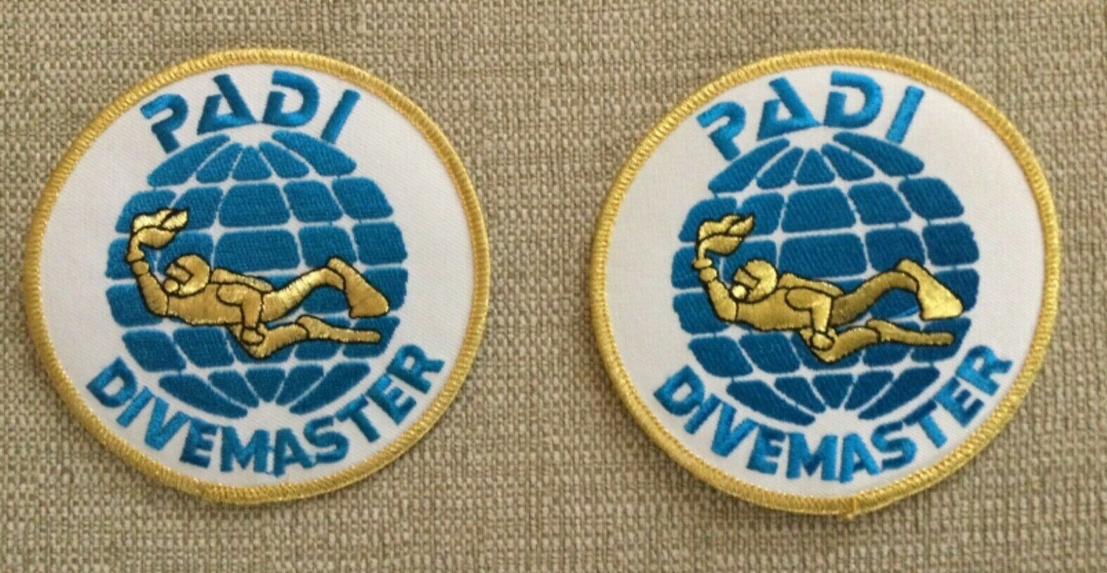 PADI DIVEMASTER SCUBA PATCHES – 2 & 1 Divemaster Sticker —