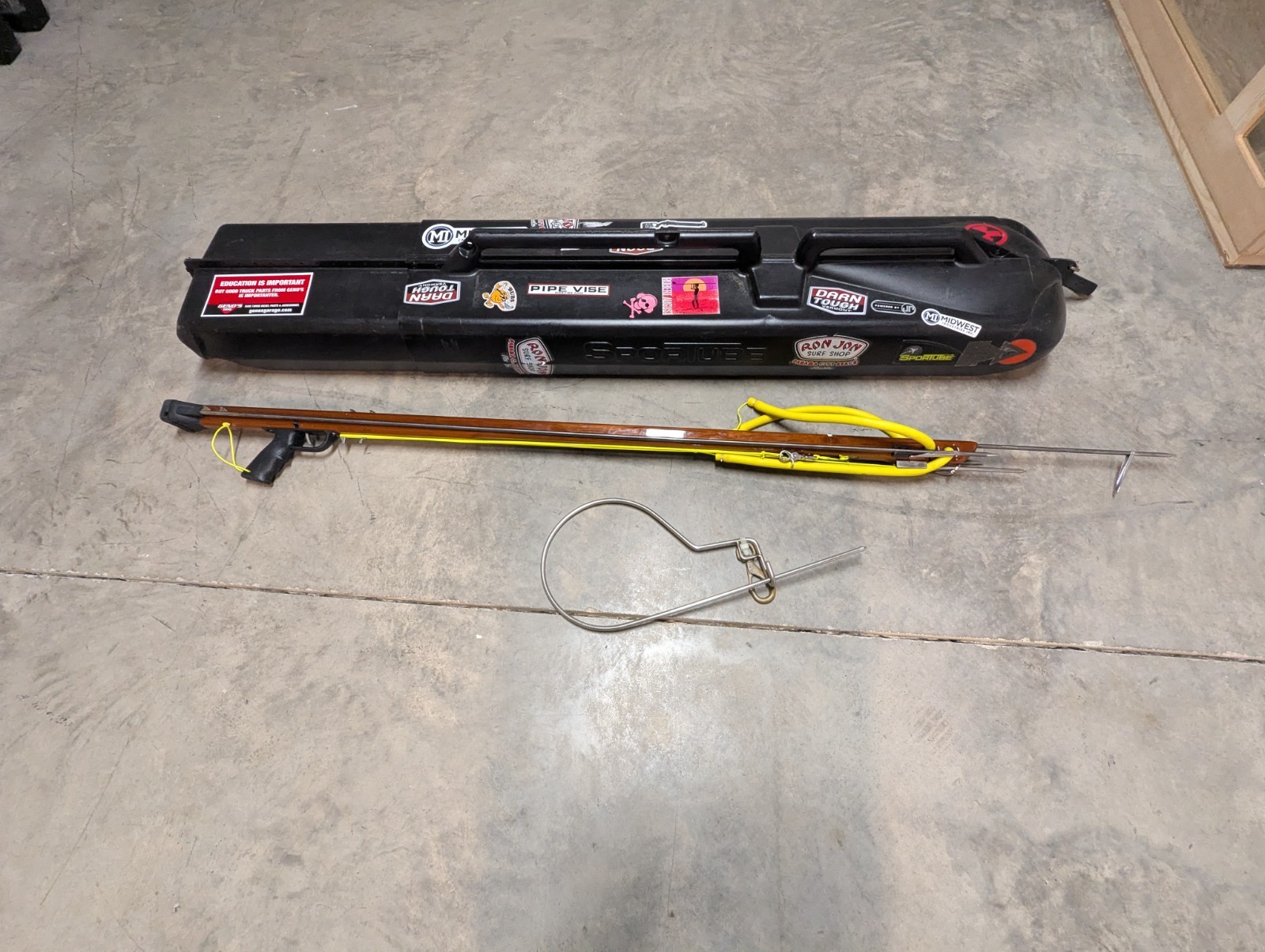 Koah 58in Fatback with Case and 3 5/16 shafts