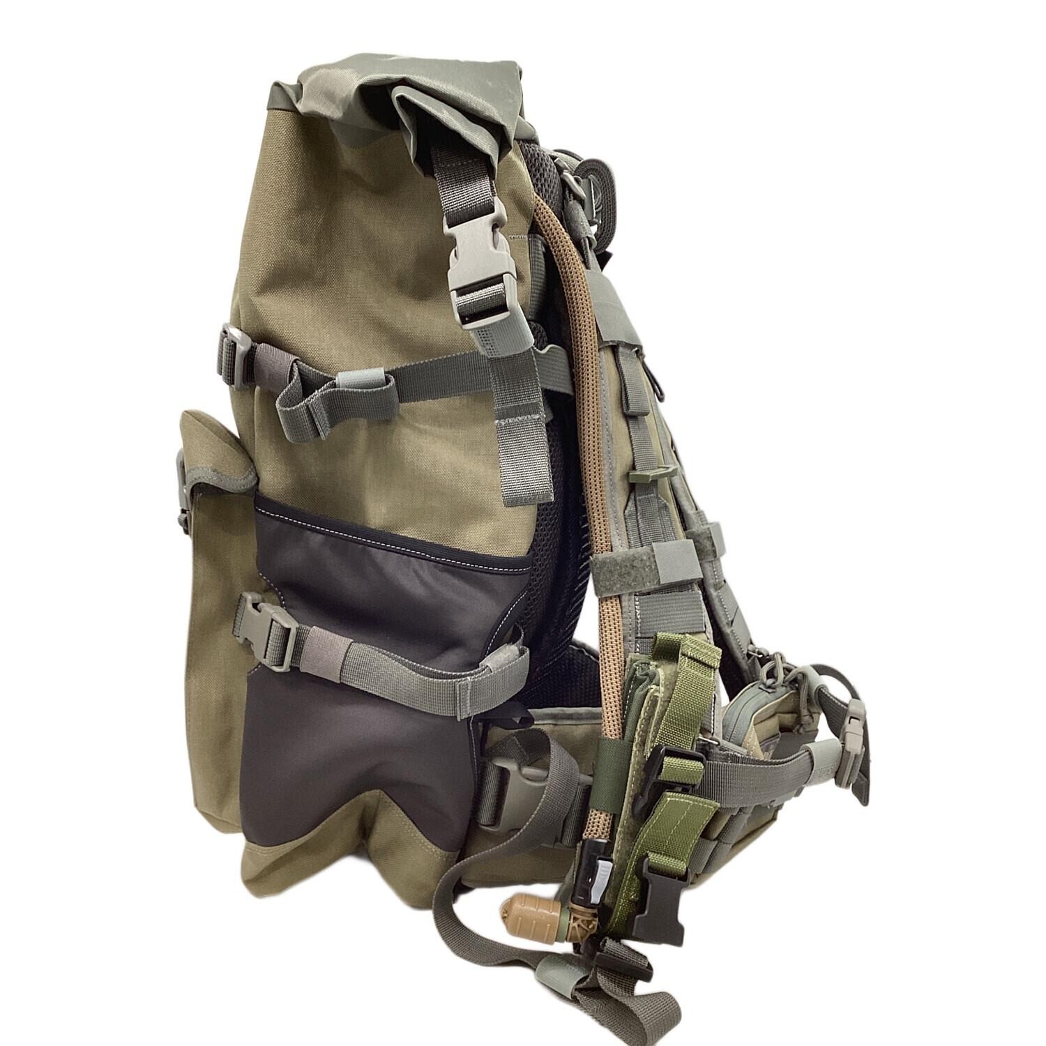 Bush Craft Inc MAGFORCE Backpack Khaki 41-50L Military Camping Tactical Bag Used