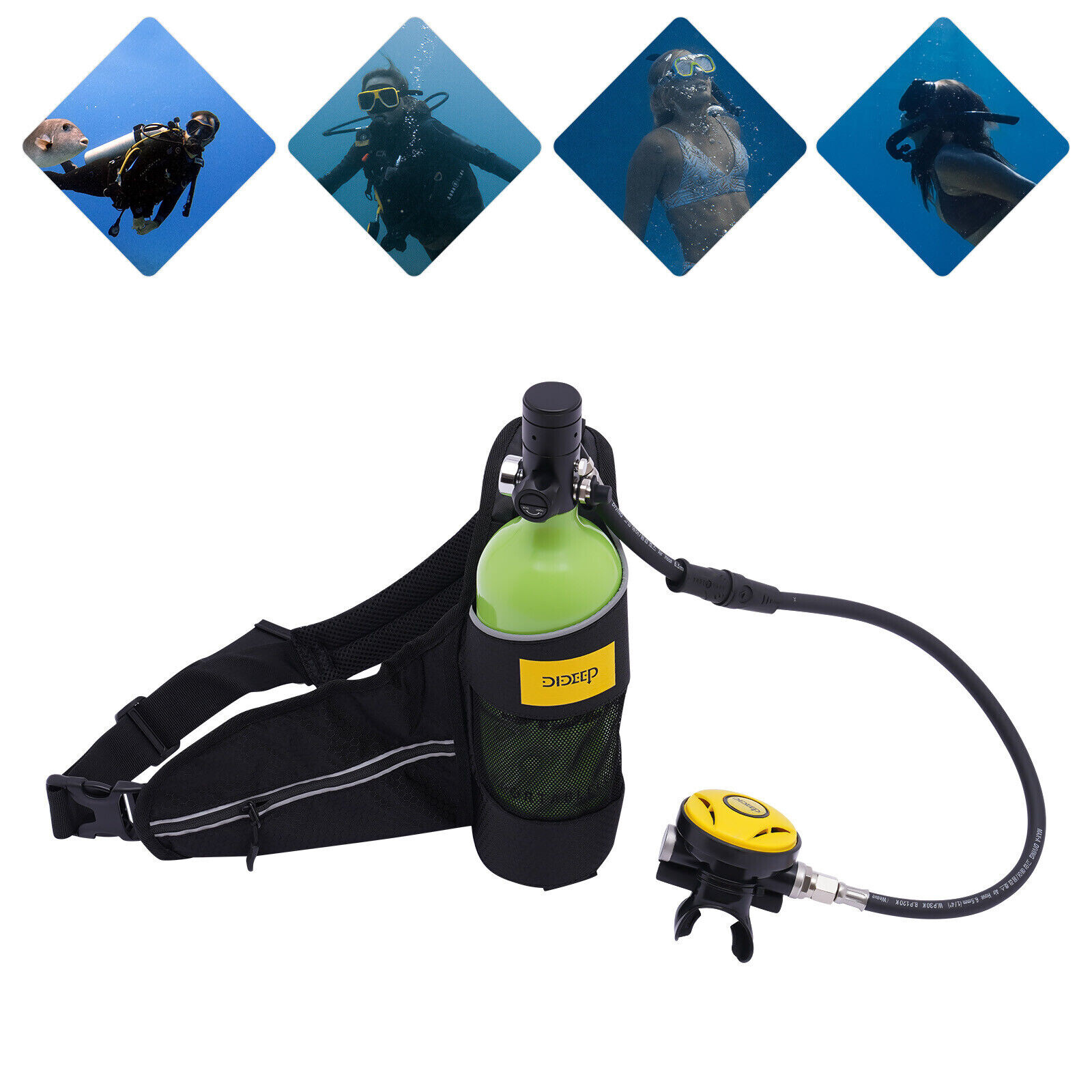 Diving Scuba Tank 1L Mini Air Oxygen Cylinder Small Emergency 1L Mini Air