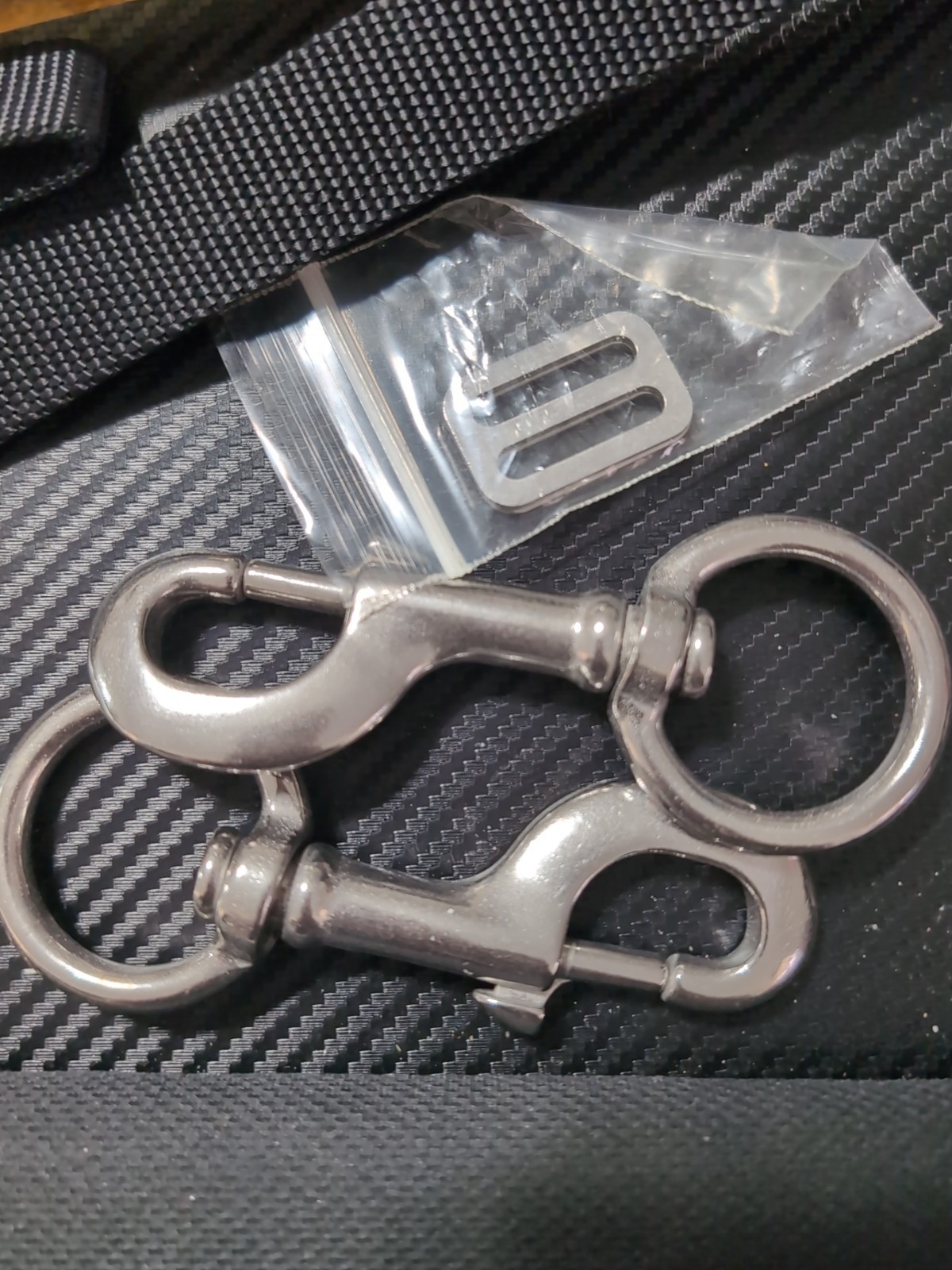 Dive Rite Stage Strap Kit AL40 15″ Tube 1″ Web AC3008-15 + S/S Clips GM2053-40