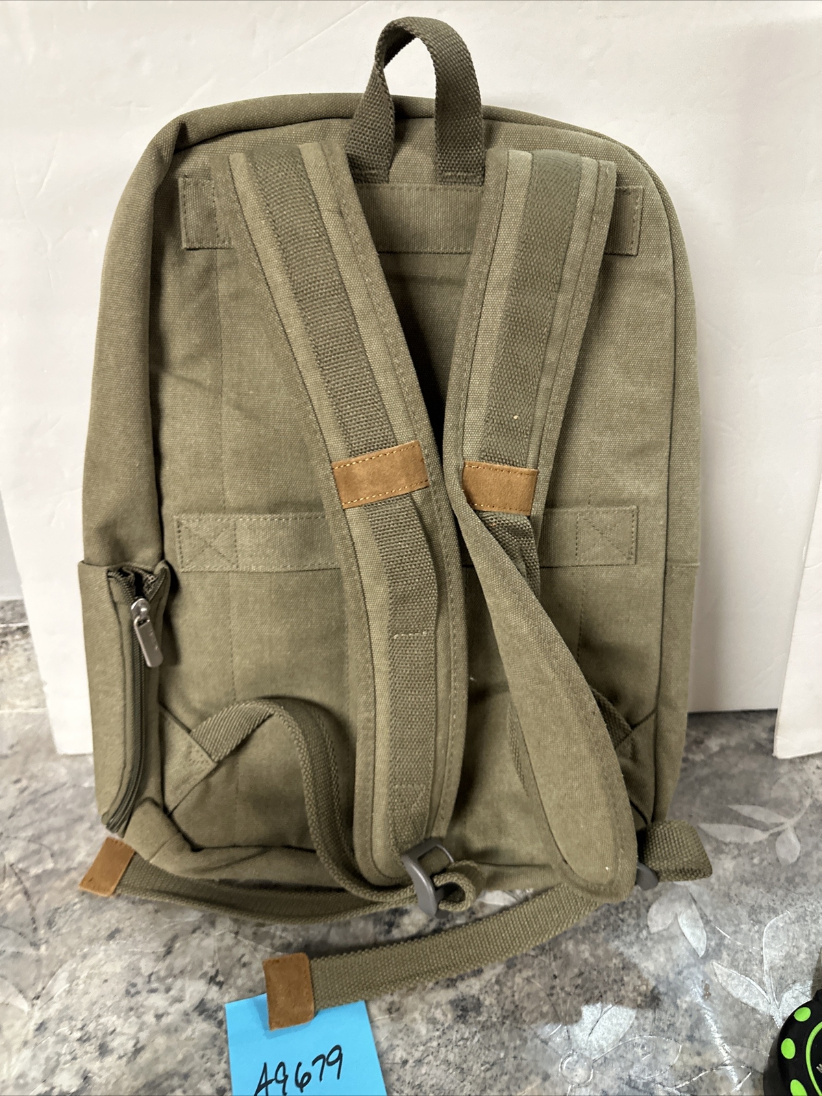 Travelon Heritage Anti-Theft Backpack Sage Green 13” X 17.5” X 6” New With Tags