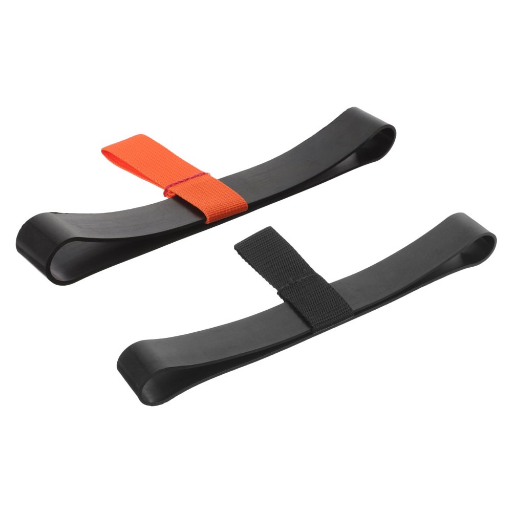 2pcs Black Rubber Diving Equipment Band Hose Holder Retainer Tank Strap Scuba