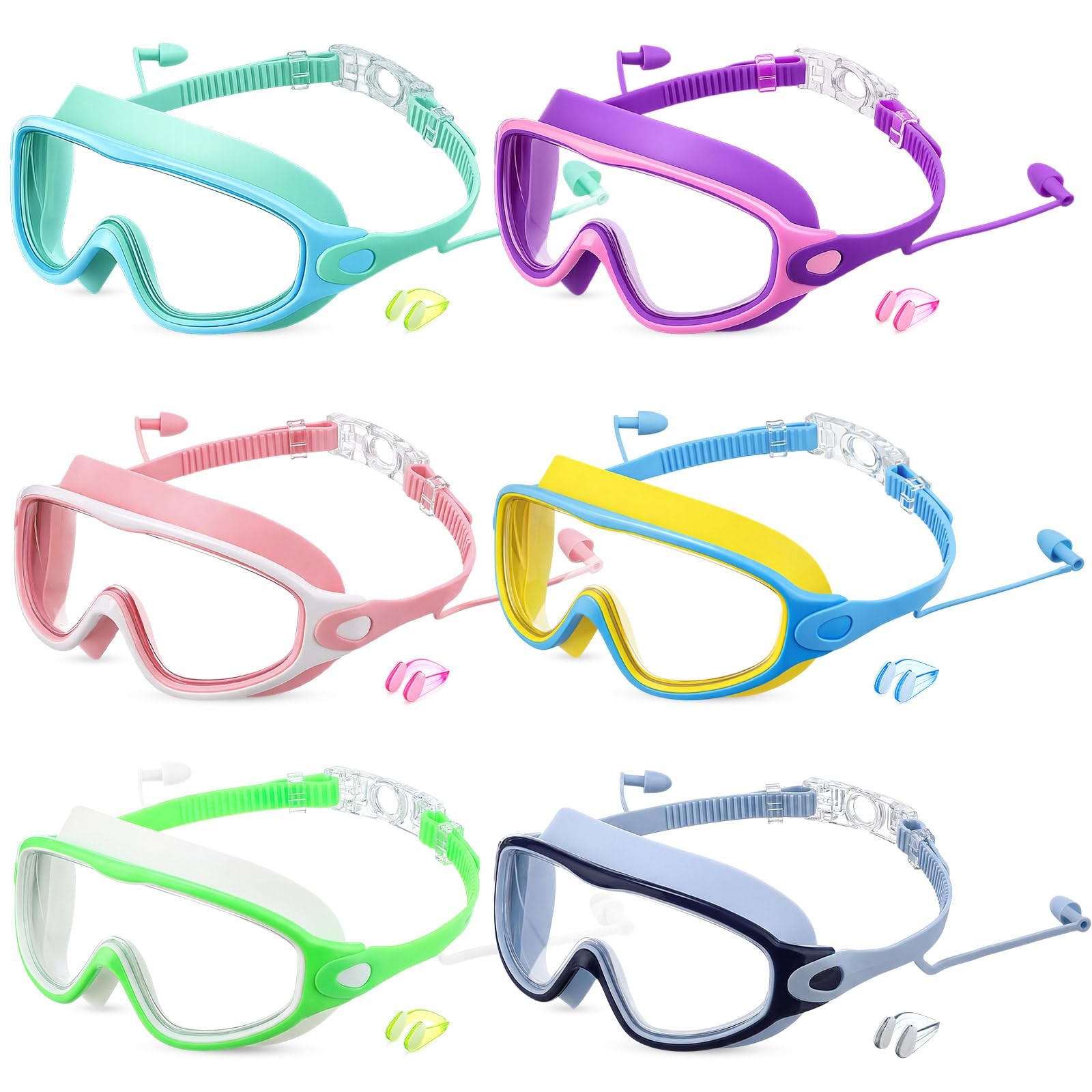 Kanayu 6 7.087*3.937*3.15, Dark Blue, Purple, Yellow, Pink, Green
