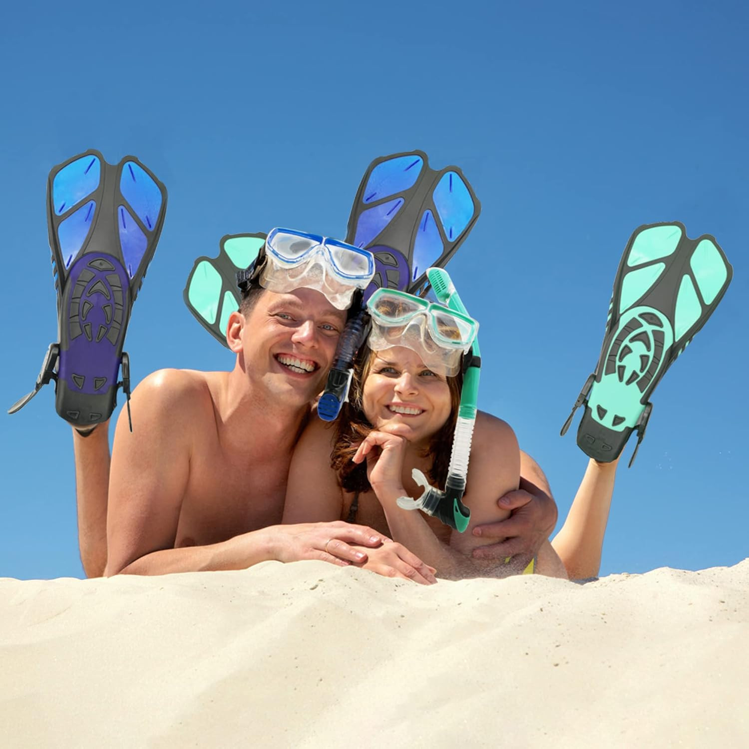 Snorkeling Gear for Adults with Fins Scuba Diving Gear Adult Professional Travel