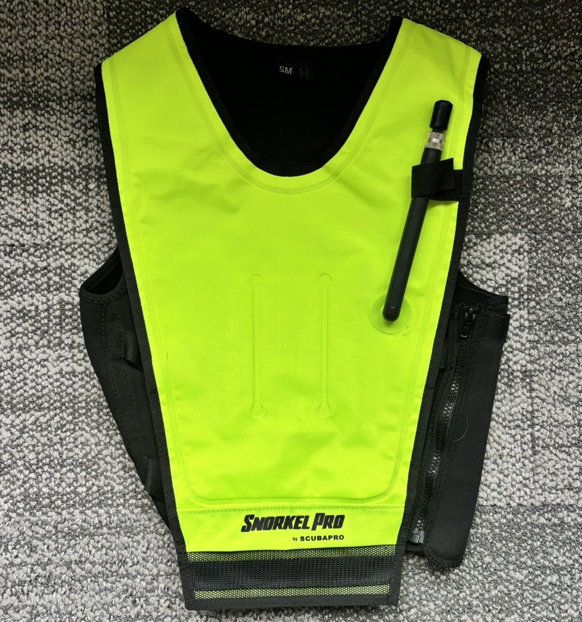 Scubapro Snorkel Pro Cruiser Buoyancy Snorkeling Vest – Small Neon Yellow Green