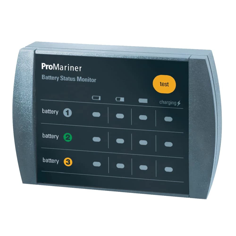ProMariner 51060 Remote Bank Status Monitor, Black, Small Small, Black