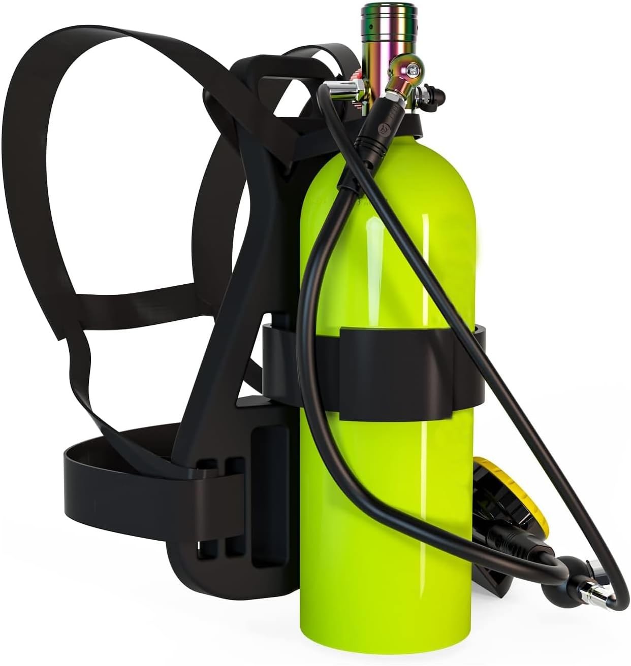 GOYOJO 2L Scuba Diving Tank Kit, Oxygen Underwater Pump & Diving Glasses & Vest