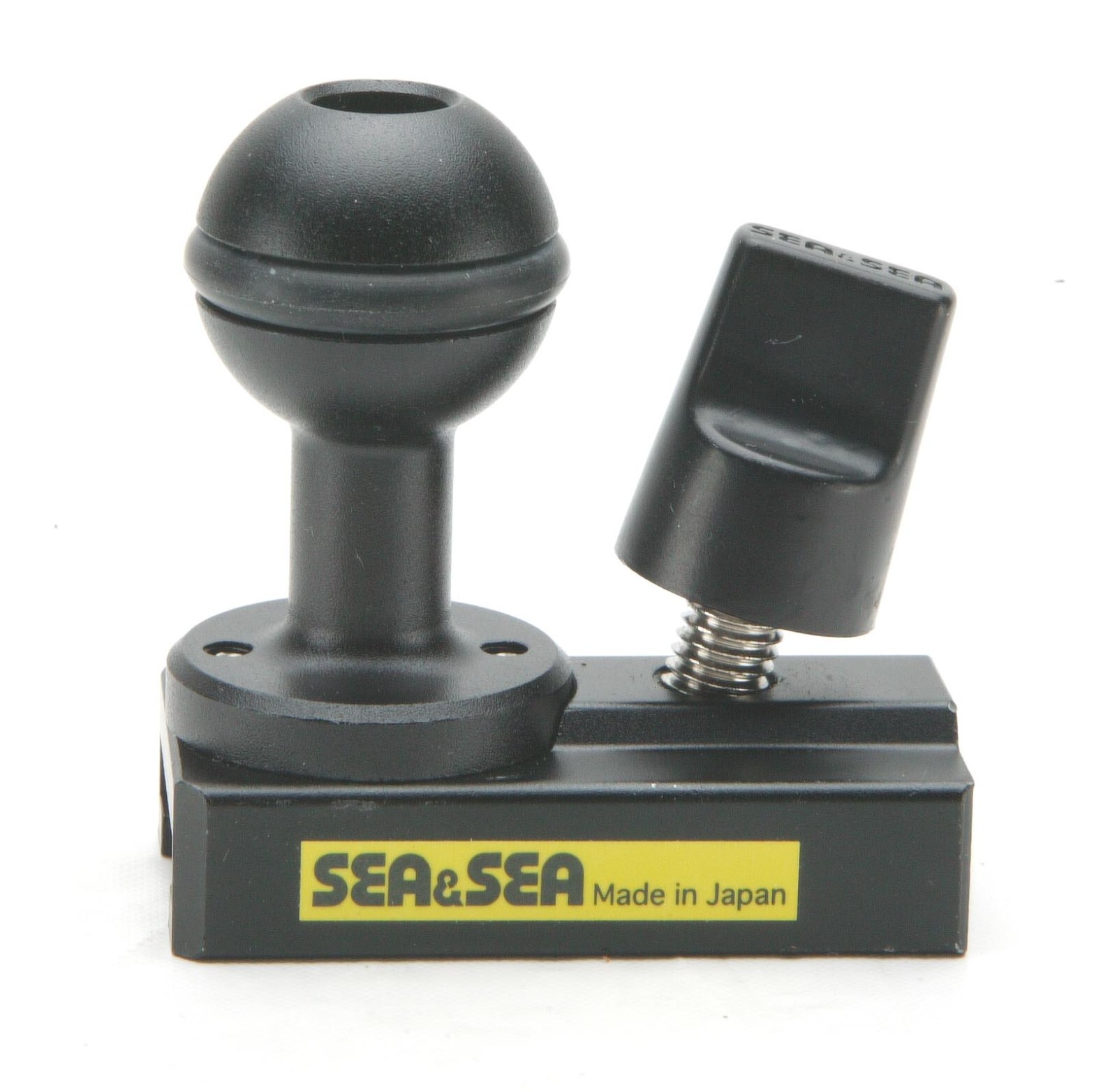 Sea & Sea Flat/Rail Ball Mount Connector 1 Inch Diameter For Any Arms. SEE PIC.