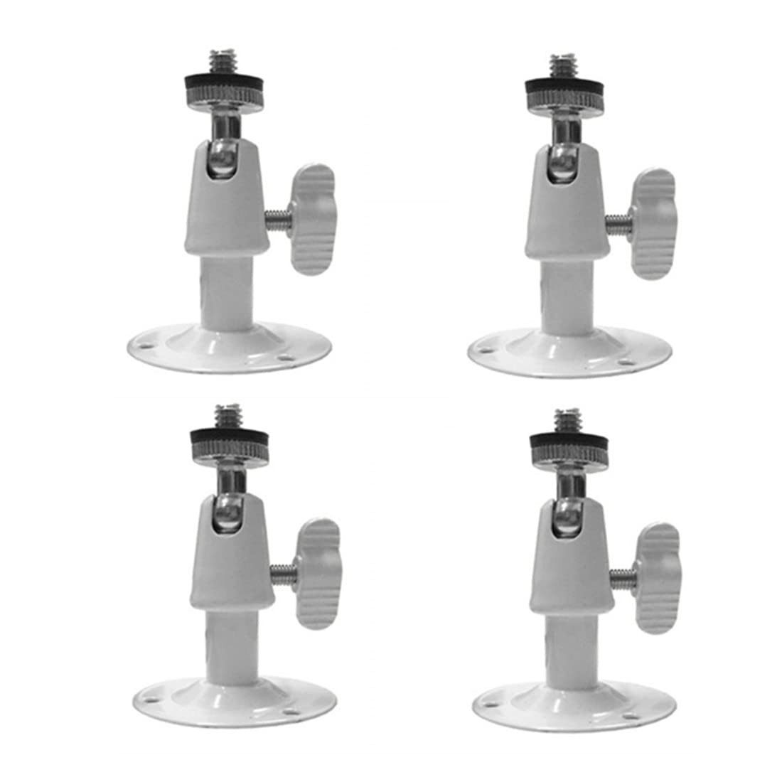 Camera Bracket Mount Pack of 4 Metal Outdoor/Indoor Use Security White