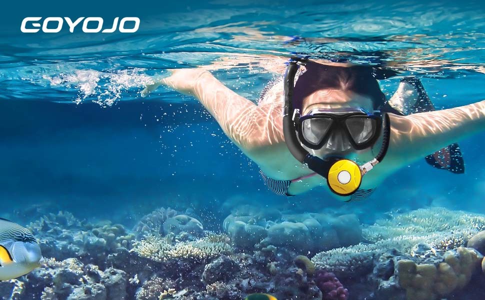 GOYOJO 2L Scuba Diving Tank Kit, Oxygen Underwater Pump & Diving Glasses & Vest
