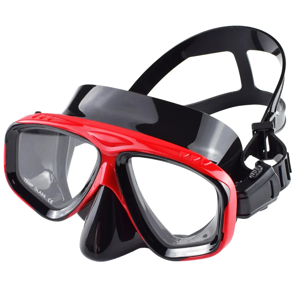 Scuba Diving Mask Tempered Glass Goggles snorkeling lens swim panoramic dive