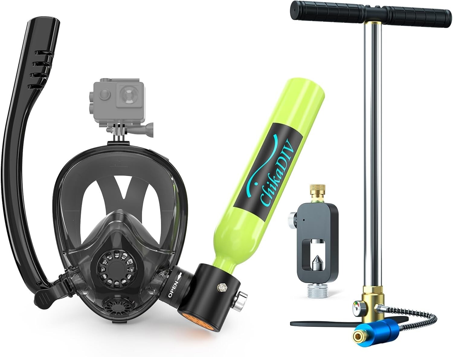 Mini Scuba Diving Tank Portable Oxygen Tank for Diving and Snorkeling