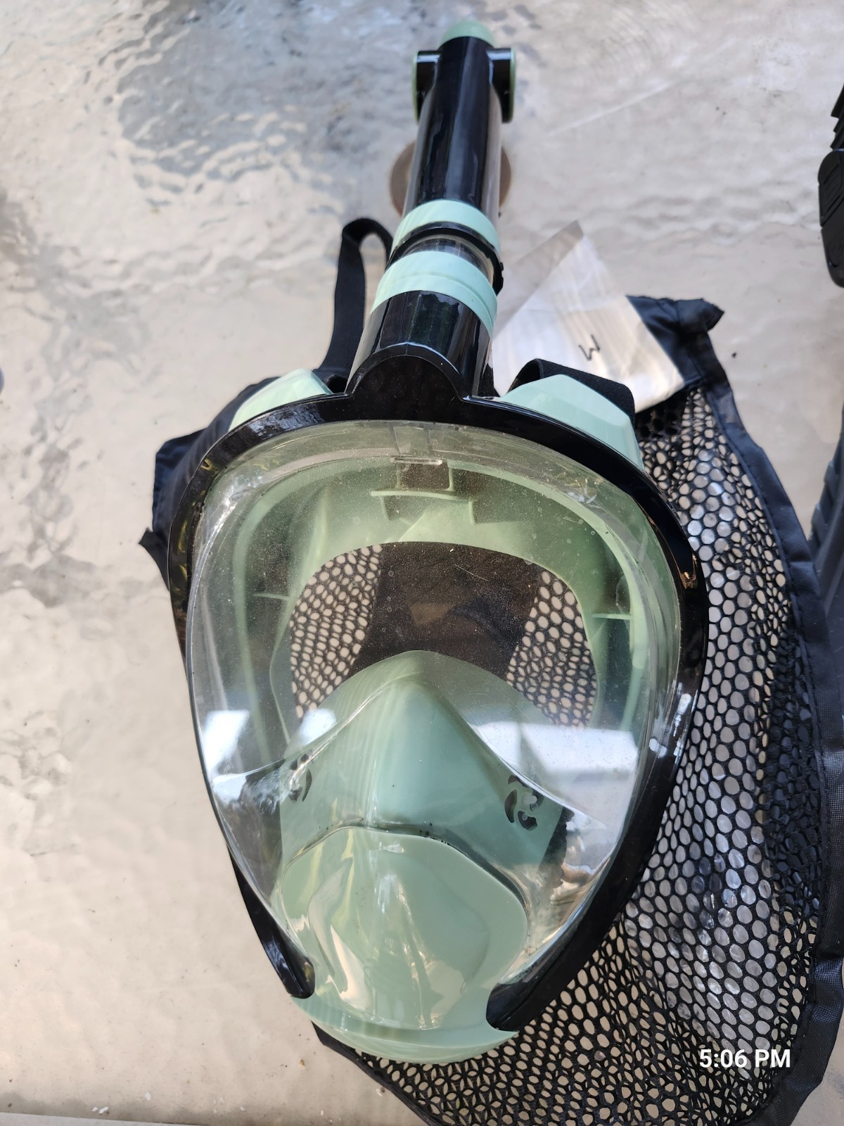 snorkel mask full face small/medium