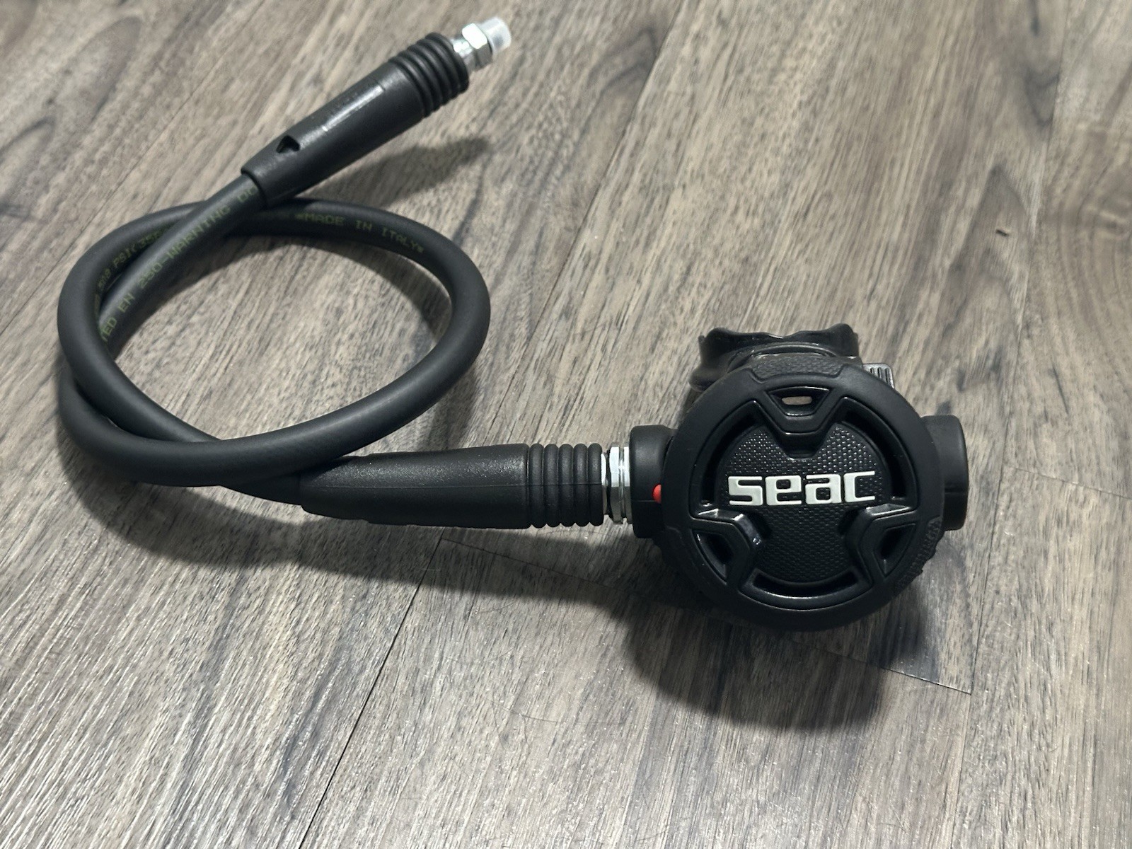Seac PX100 Scuba Diving Regulator Second Stage – w/ Low Pressure Hose – Exc Cond
