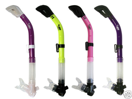 Promate Cobra 100% Total Dry Snorkel Tube for Scuba Diving Snorkeling Swimming