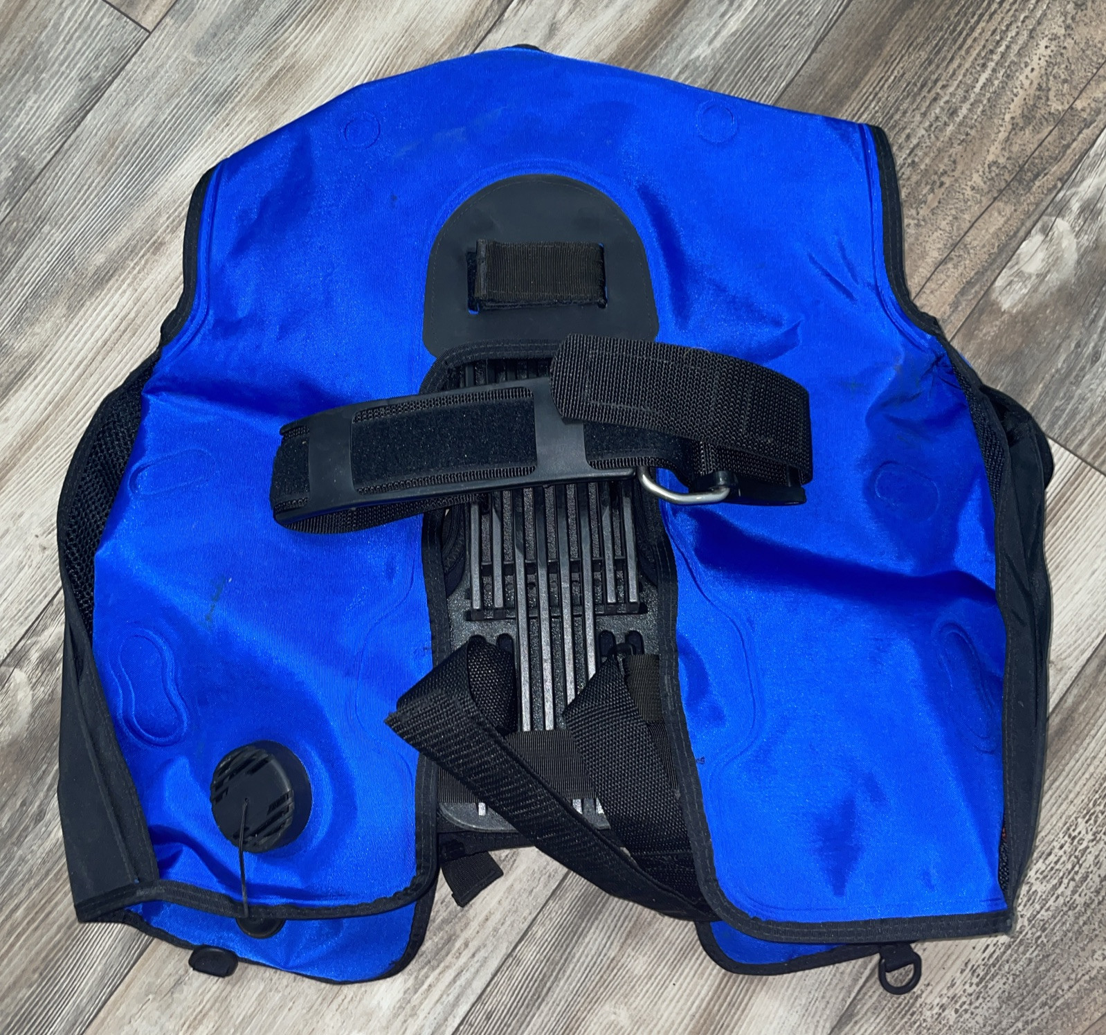 US Divers Aqua Lung Cousteau Scuba Diving Blue Vest Size Small