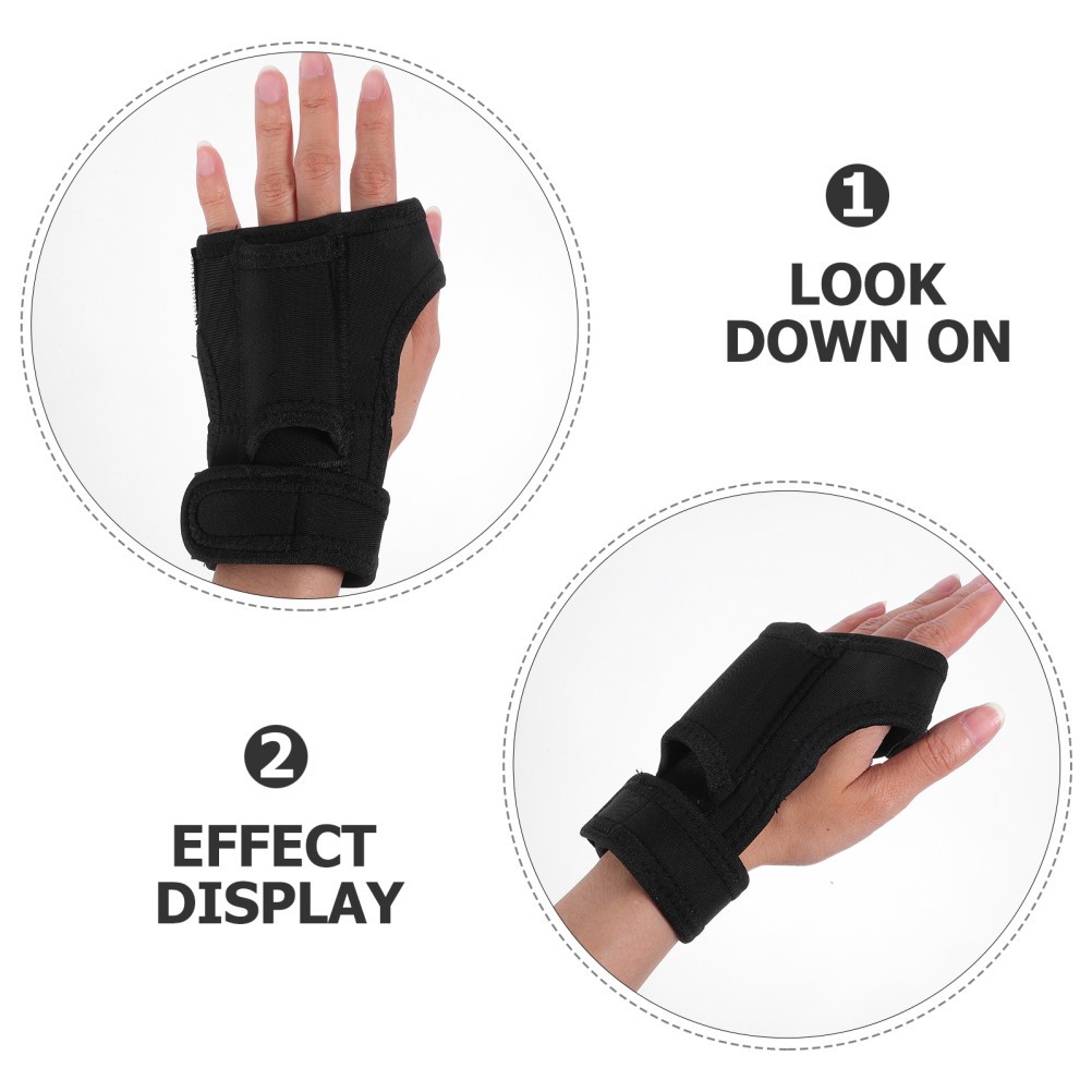 2 Pcs Glove with Flashlight Holder Hiking Diving Wrist Mount for