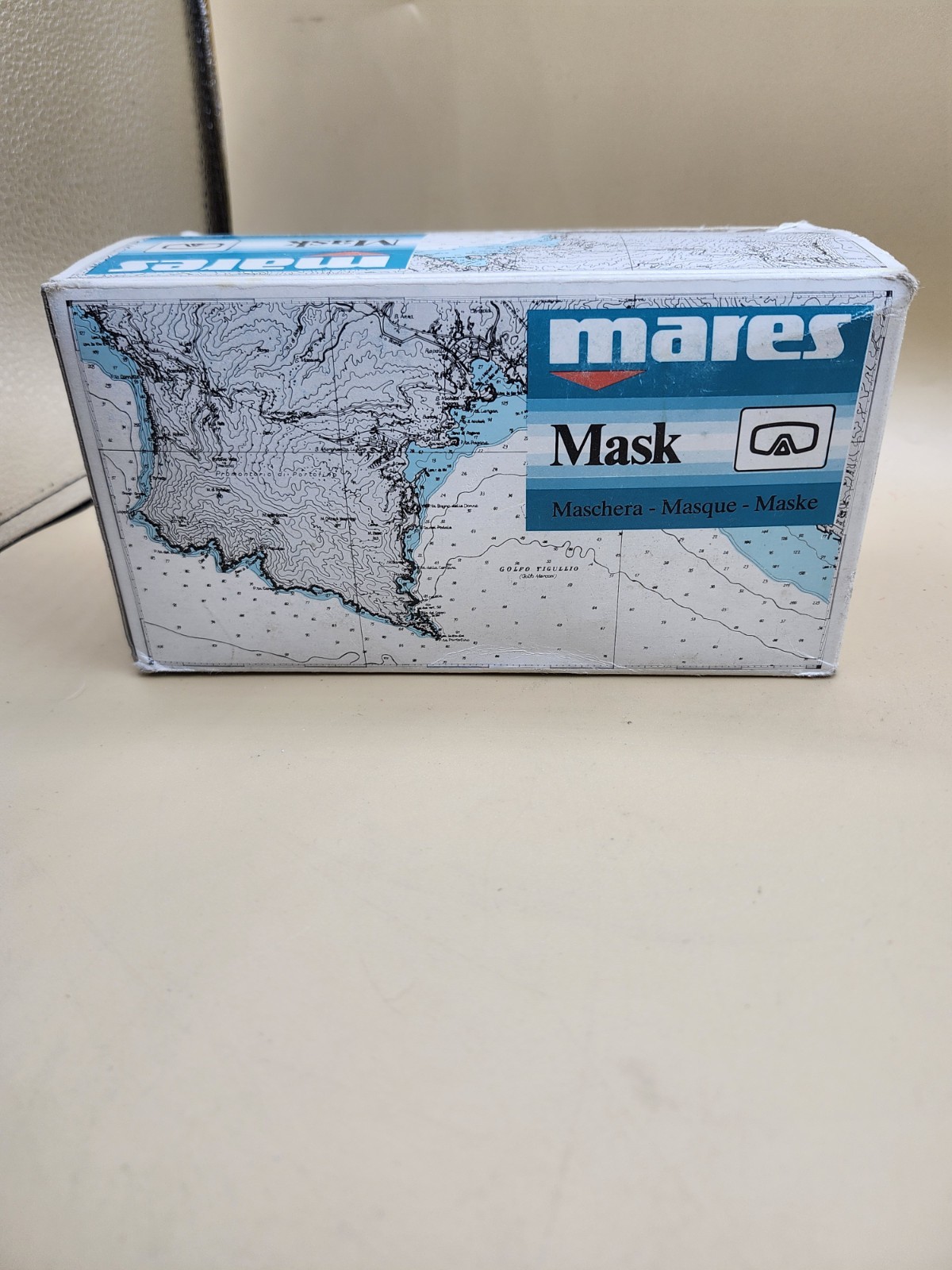 VINTAGE MARES CHROMA ADULT DIVING MASK IN GREAT CONDITION