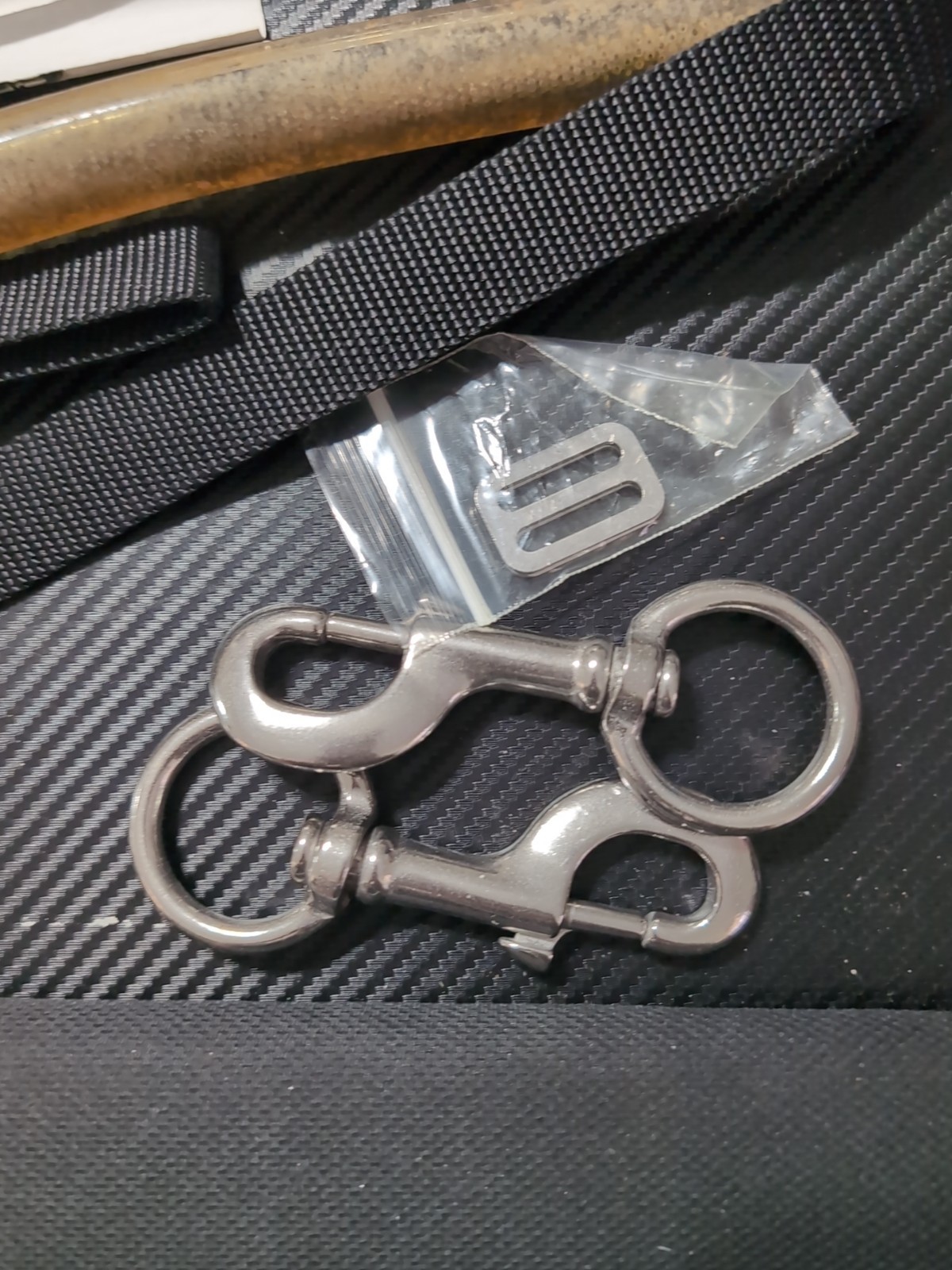 Dive Rite Stage Strap Kit AL40 15″ Tube 1″ Web AC3008-15 + S/S Clips GM2053-40