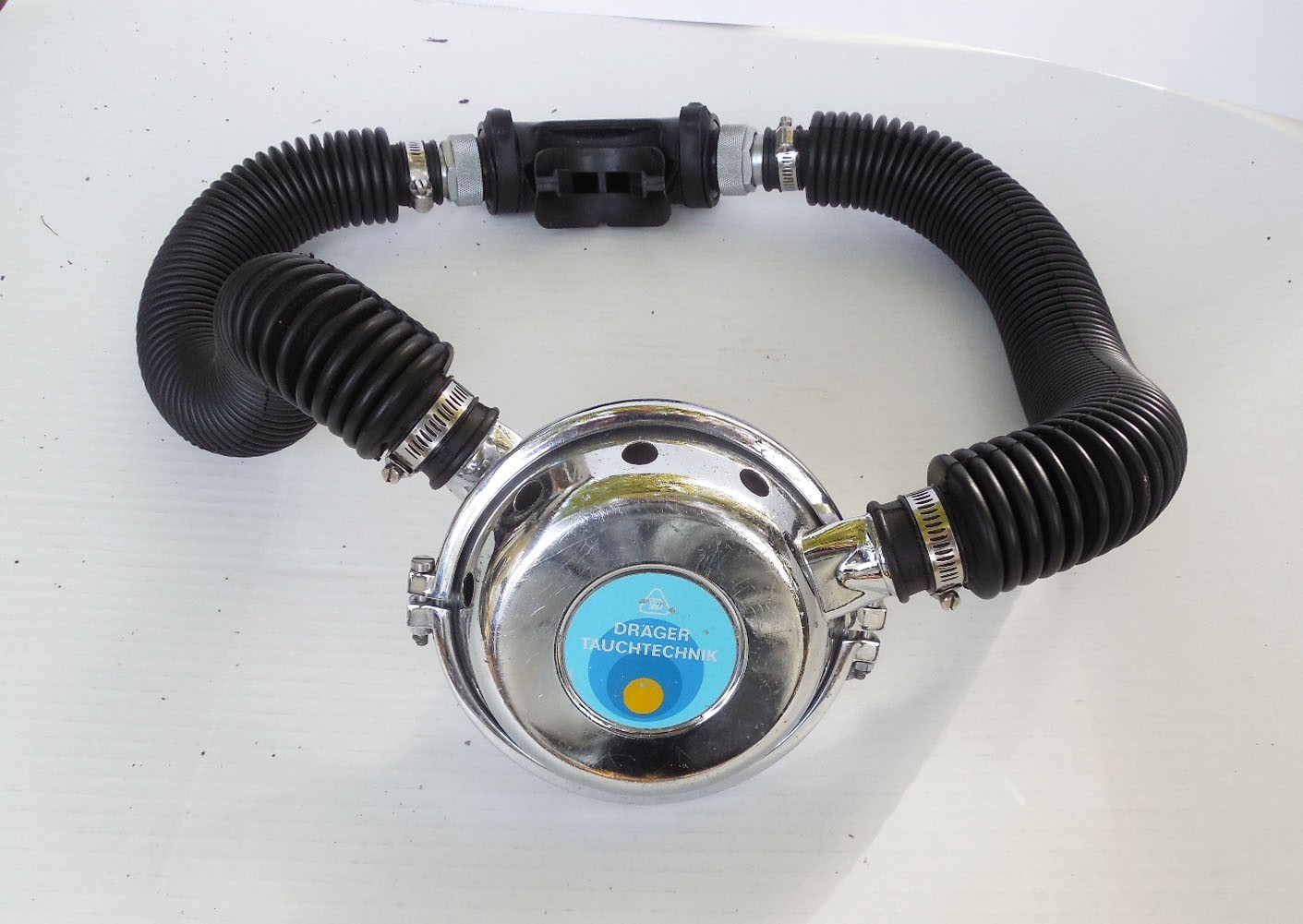 1970’s GERMAN DRAGER TAUCHTECHNIK TWO HOSE REGULATOR -COMPLETE & ORIGINAL